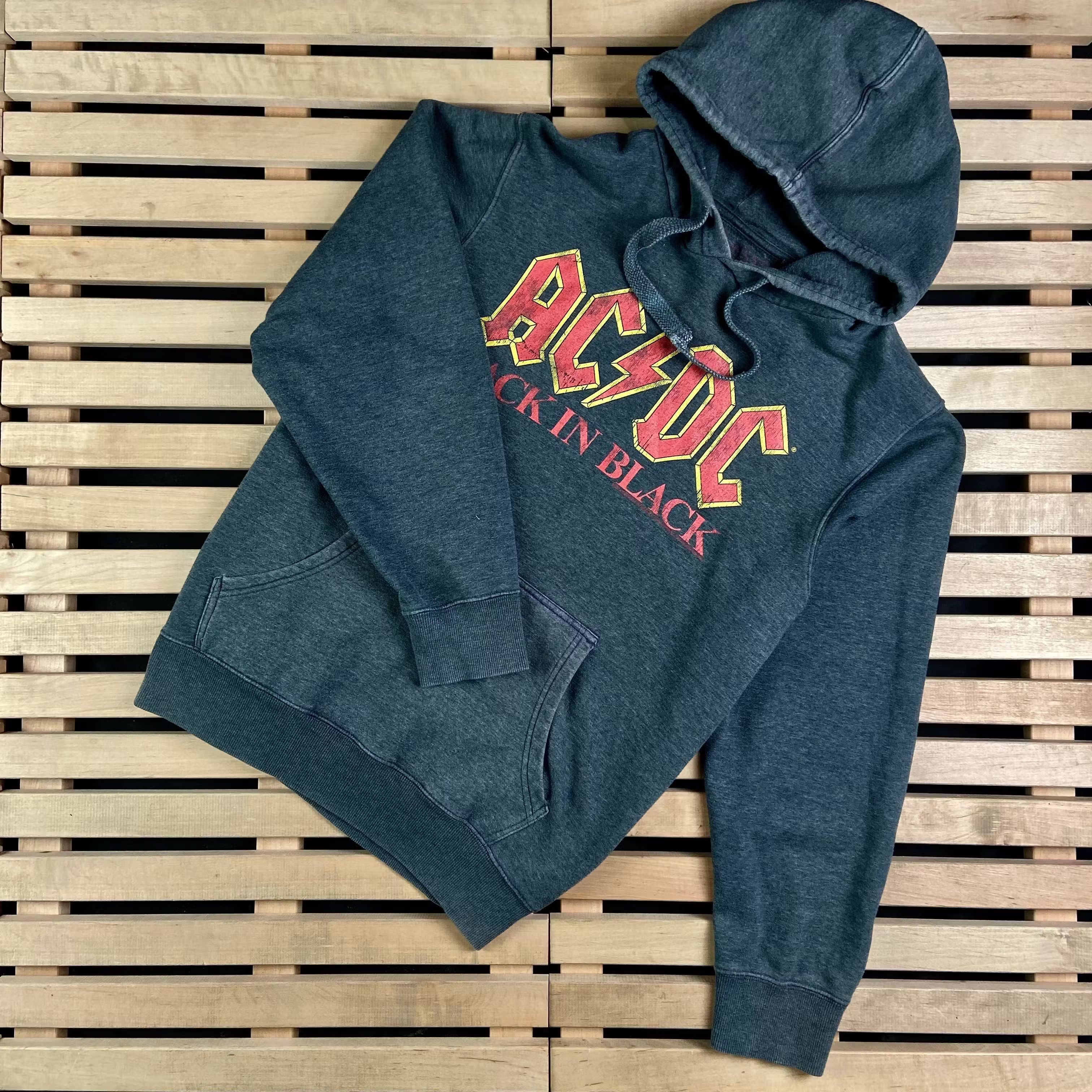 Vintage Mens Hoodies ACDC AC/DC Vintage Big Logo Size L | Grailed