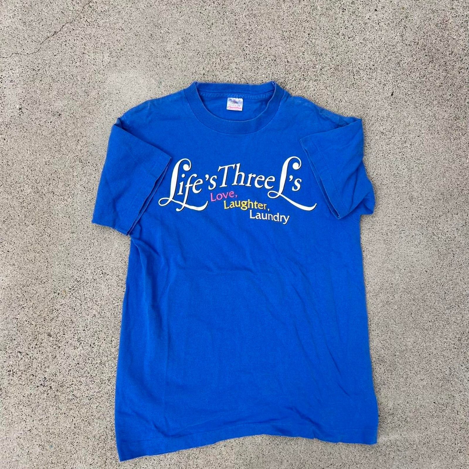Fruit Of The Loom Vintage Single Stitch Humor Tee Grandpa Grandma Style Size US M / EU 48-50 / 2 - 2 Thumbnail