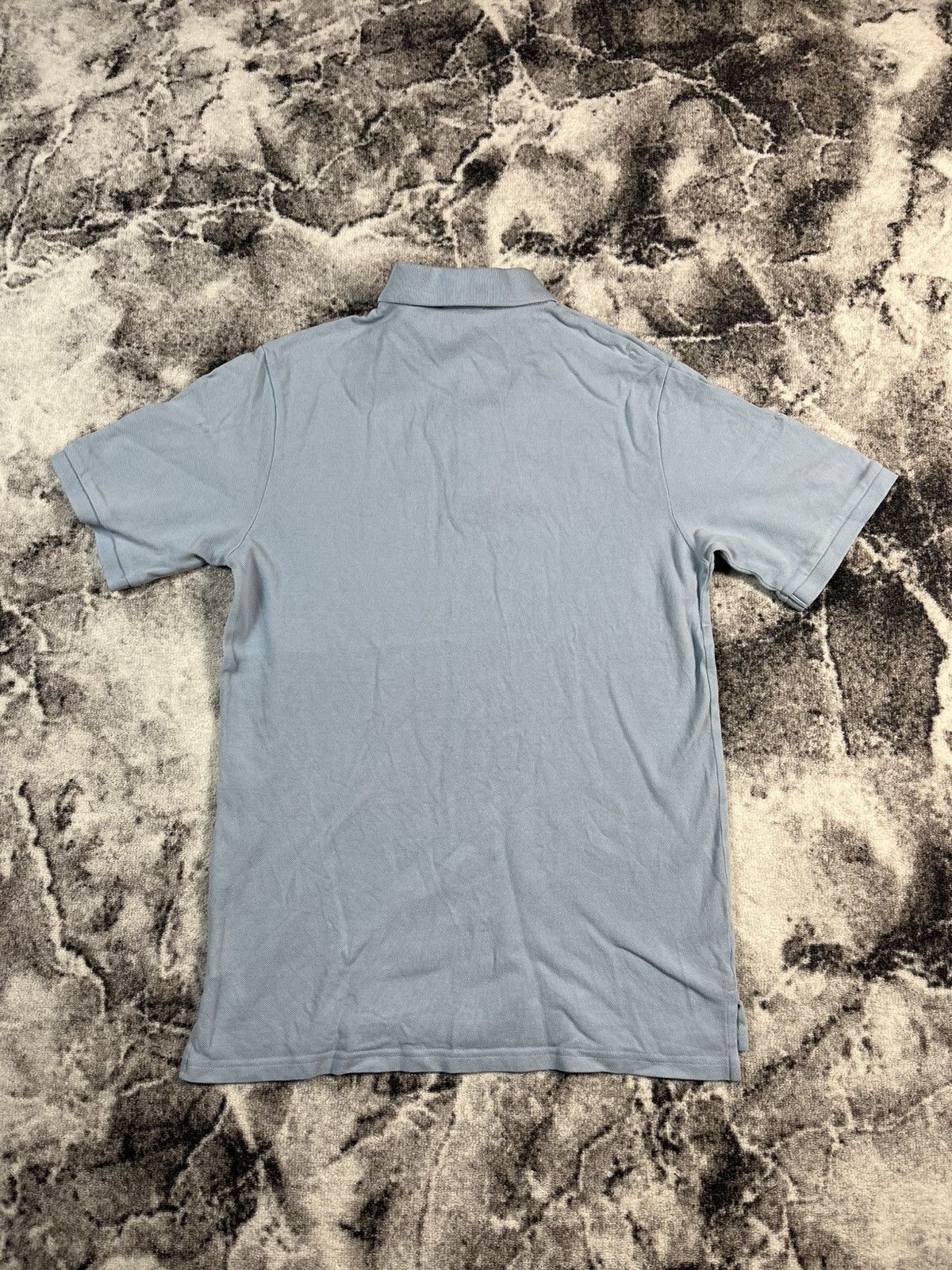 Yves Saint Laurent Yves Saint Laurent Polo Shirt Light Blue Minimal Size US M / EU 48-50 / 2 - 9 Thumbnail