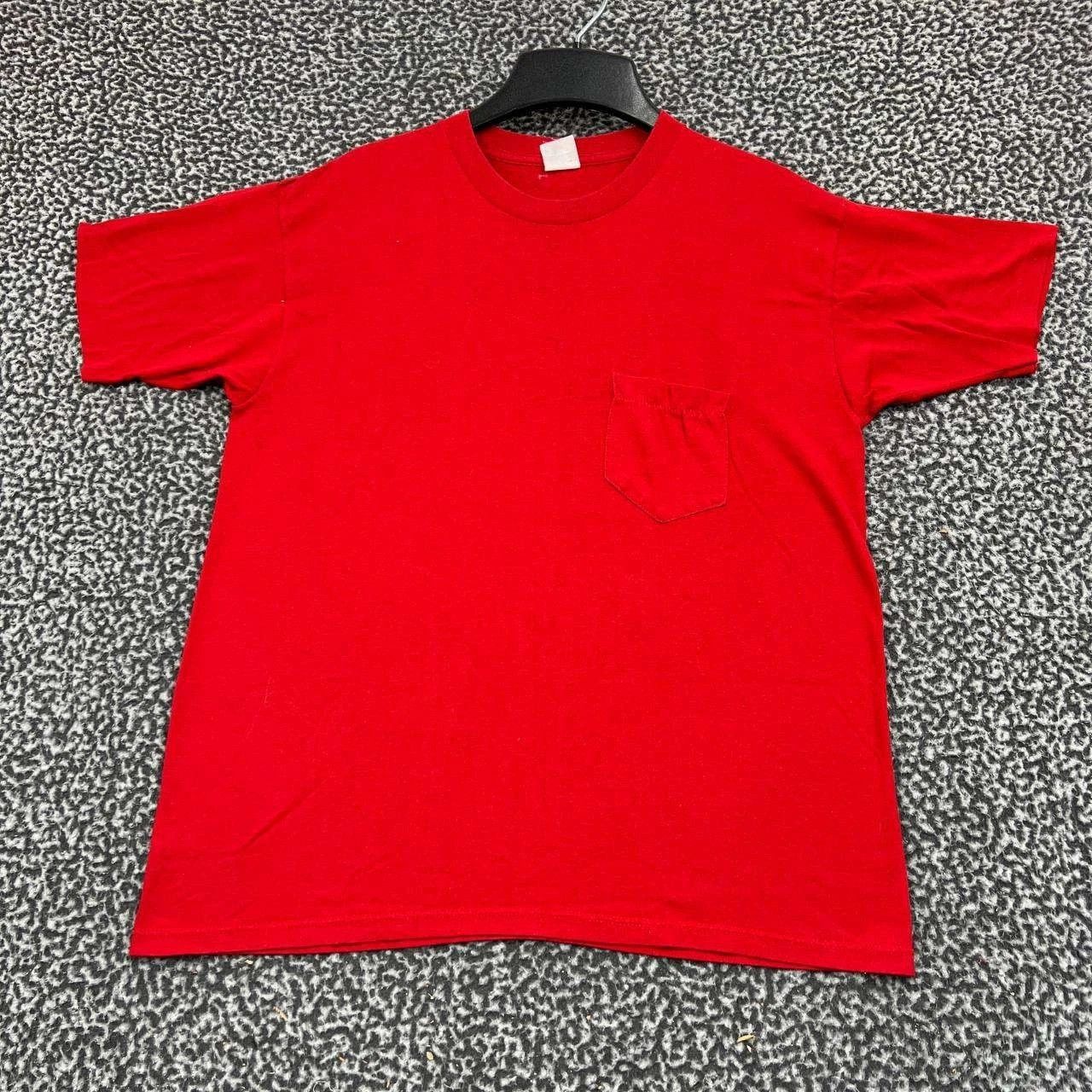 Other Vintage Pocket T Shirt Men Plain Blank Crew Neck L Size US L / EU 52-54 / 3 - 1 Thumbnail