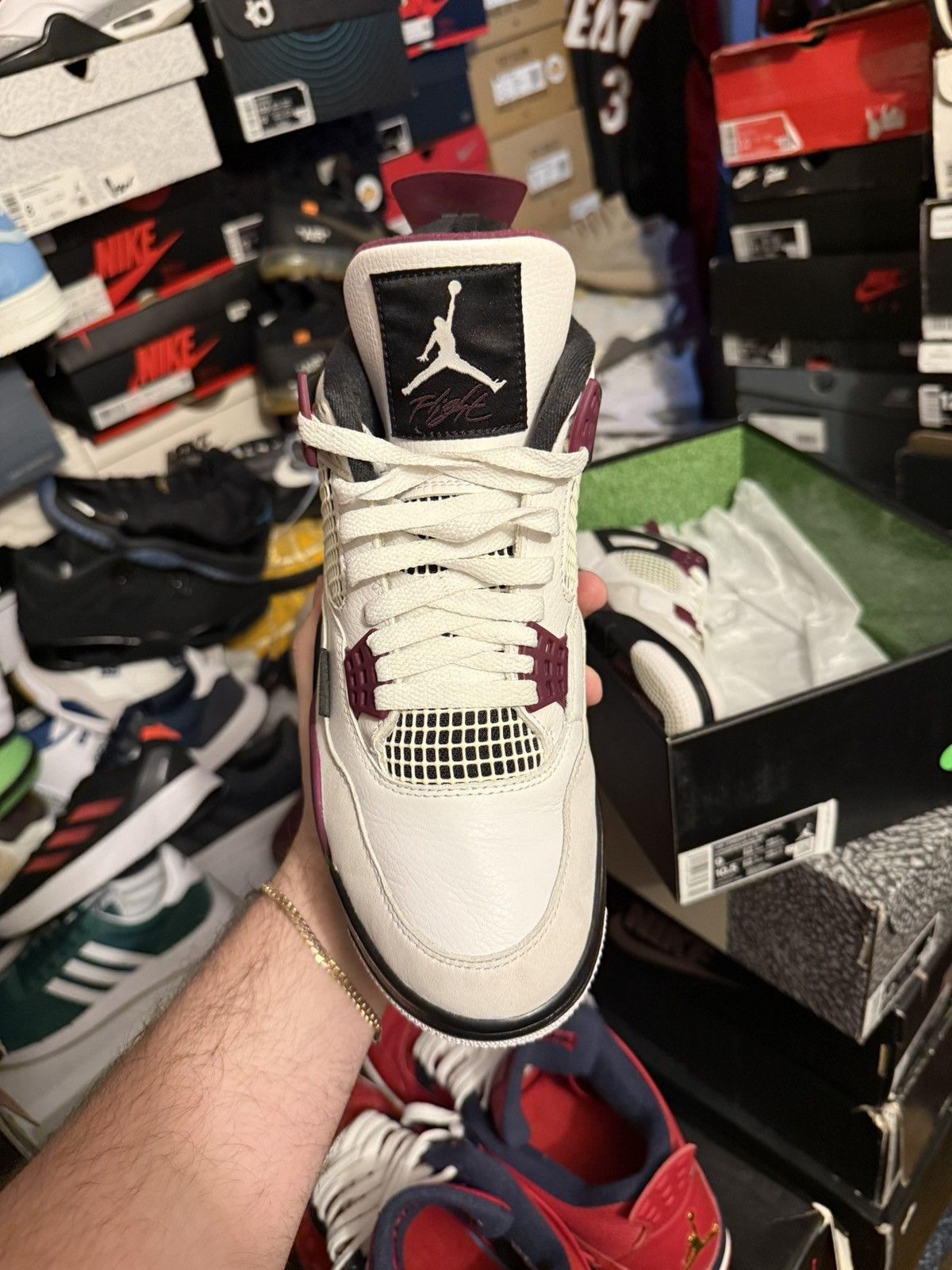 Jordan Brand Jordan retro 4 PSG sz 9 Size US 9 / EU 42 - 2 Thumbnail