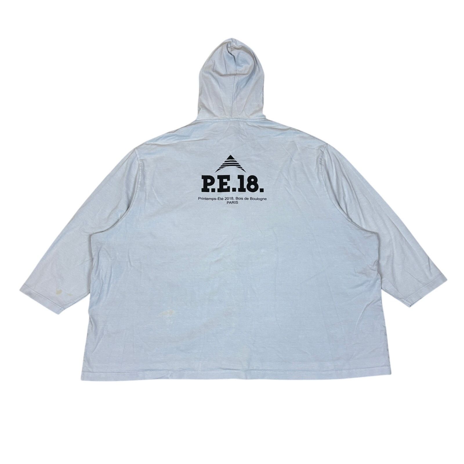 Balenciaga Balenciaga P.E. 18 Oversized Zip Up Hoodie Men's XS Size US XS / EU 42 / 0 - 4 Thumbnail