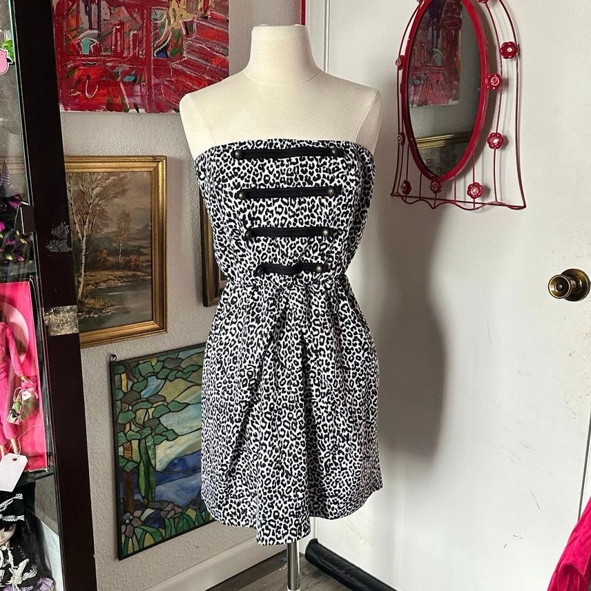 Other celine by champion black and white strapless dress Size XXL / US 16-18 / IT 52-54 - 1 Thumbnail