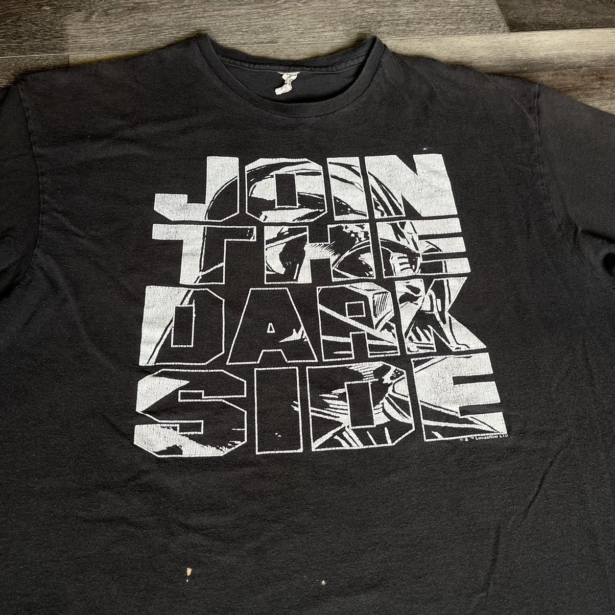 Star Wars × Vintage Vintage Y2K Star Wars Join the Dark Side Darth Vader T Shirt Size US XL / EU 56 / 4 - 3 Thumbnail