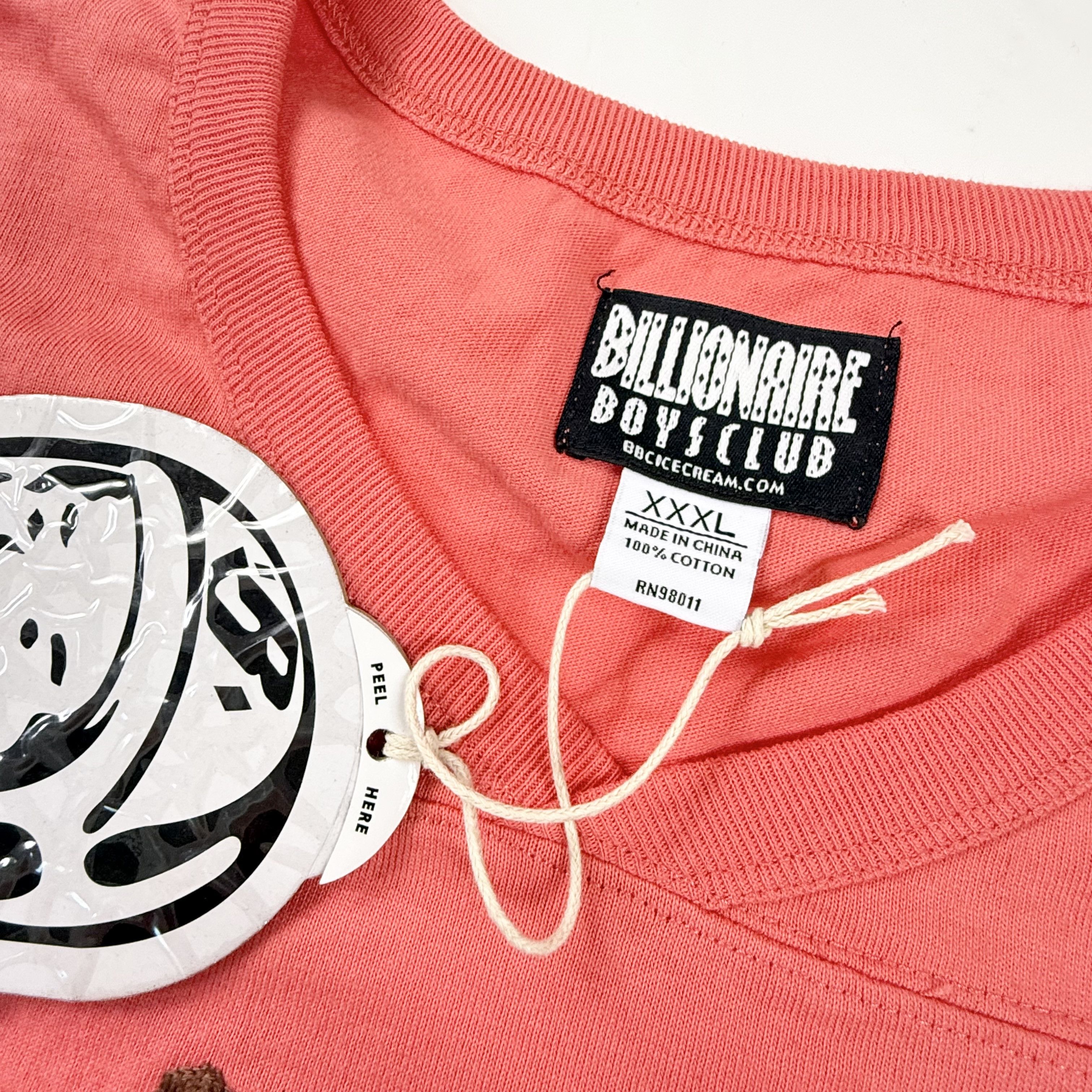 Billionaire Boys Club Billionaire Boys Club BBC Heart Mind Tee Coral Pink XXXL NWT Size US XXL / EU 58 / 5 - 5 Thumbnail