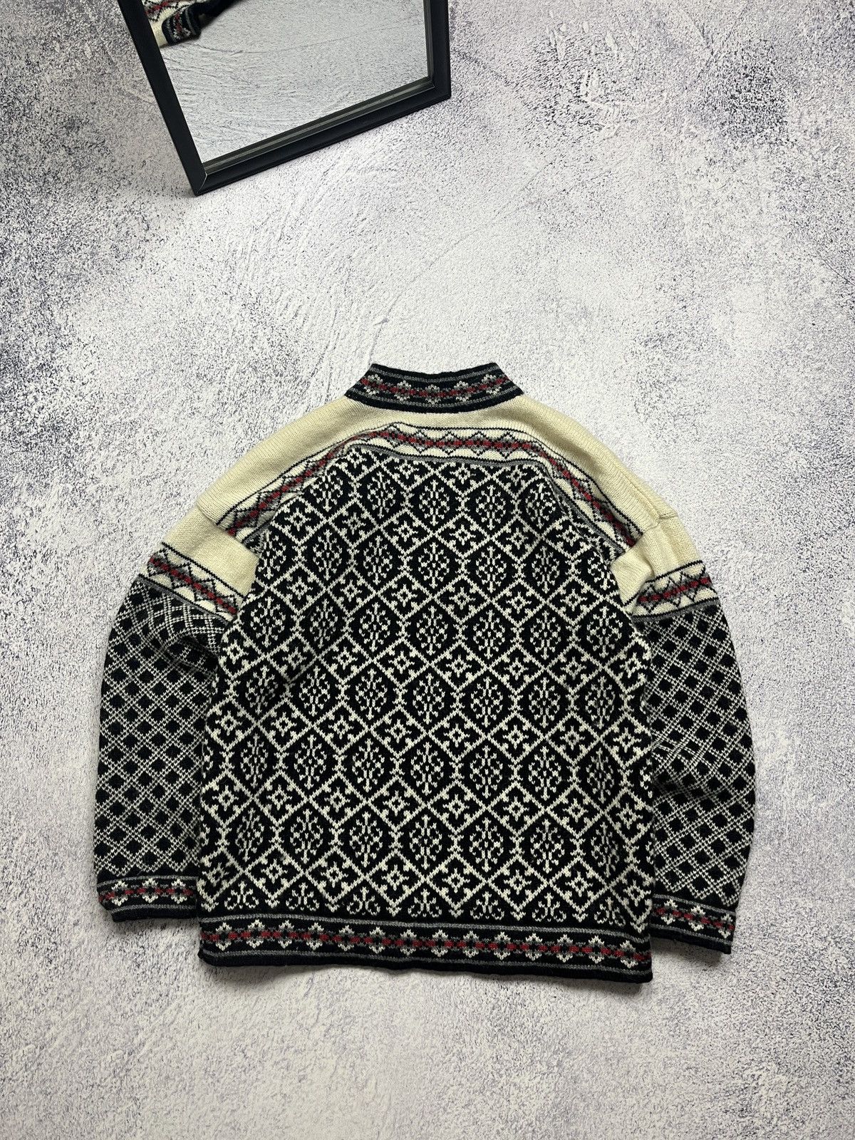 Vintage Vintage Skjaeveland Norway Cardigan Wool Sweater Metal Clips Size US M / EU 48-50 / 2 - 8 Thumbnail