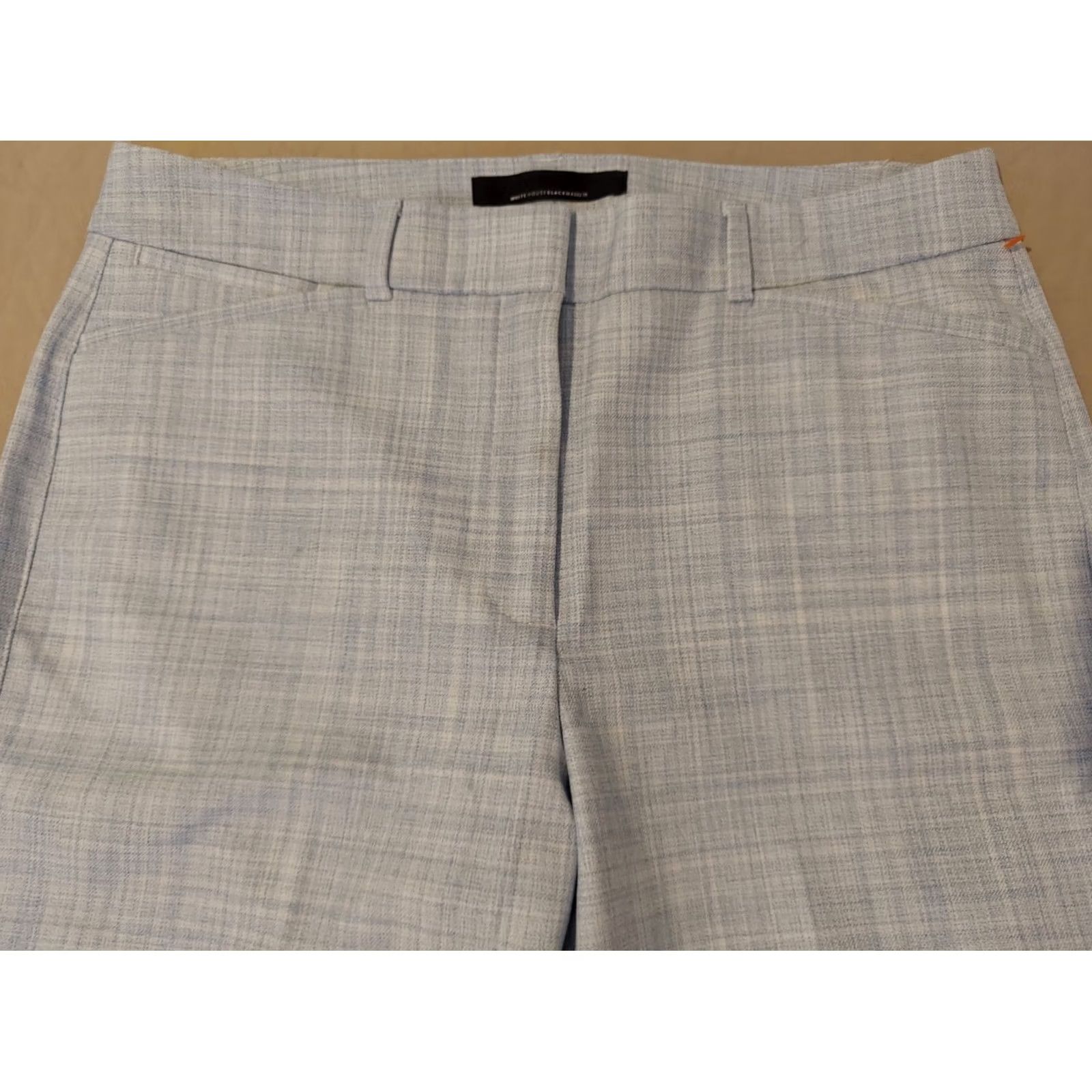 White House Black Market White House Black Market Dress Womens 8 Gray Pants Boot Slack Khaki Trouser Size 30" / US 8 / IT 44 - 4 Thumbnail