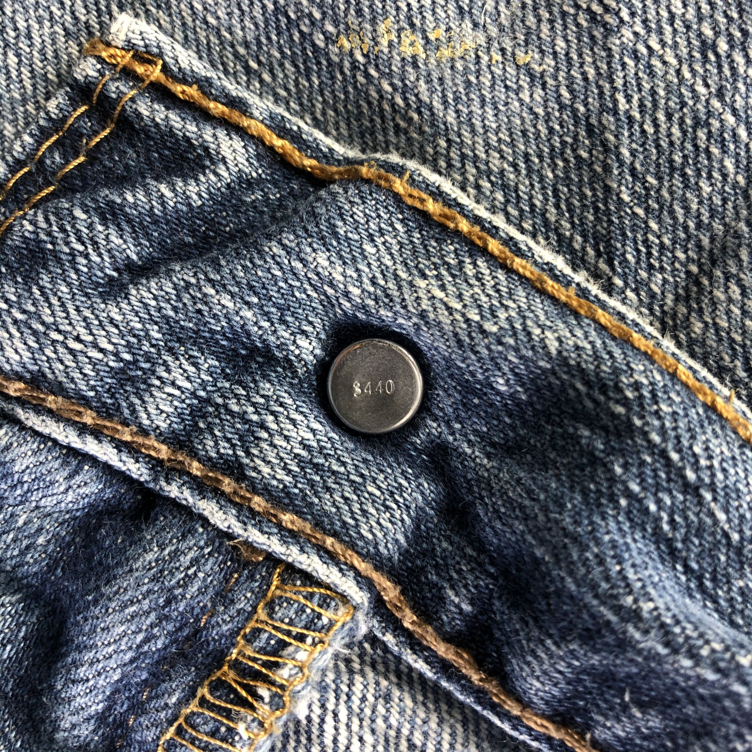 Levi's Vintage Blue Wash Levis 569 Jeans-J4107 Size US 43 - 9 Thumbnail