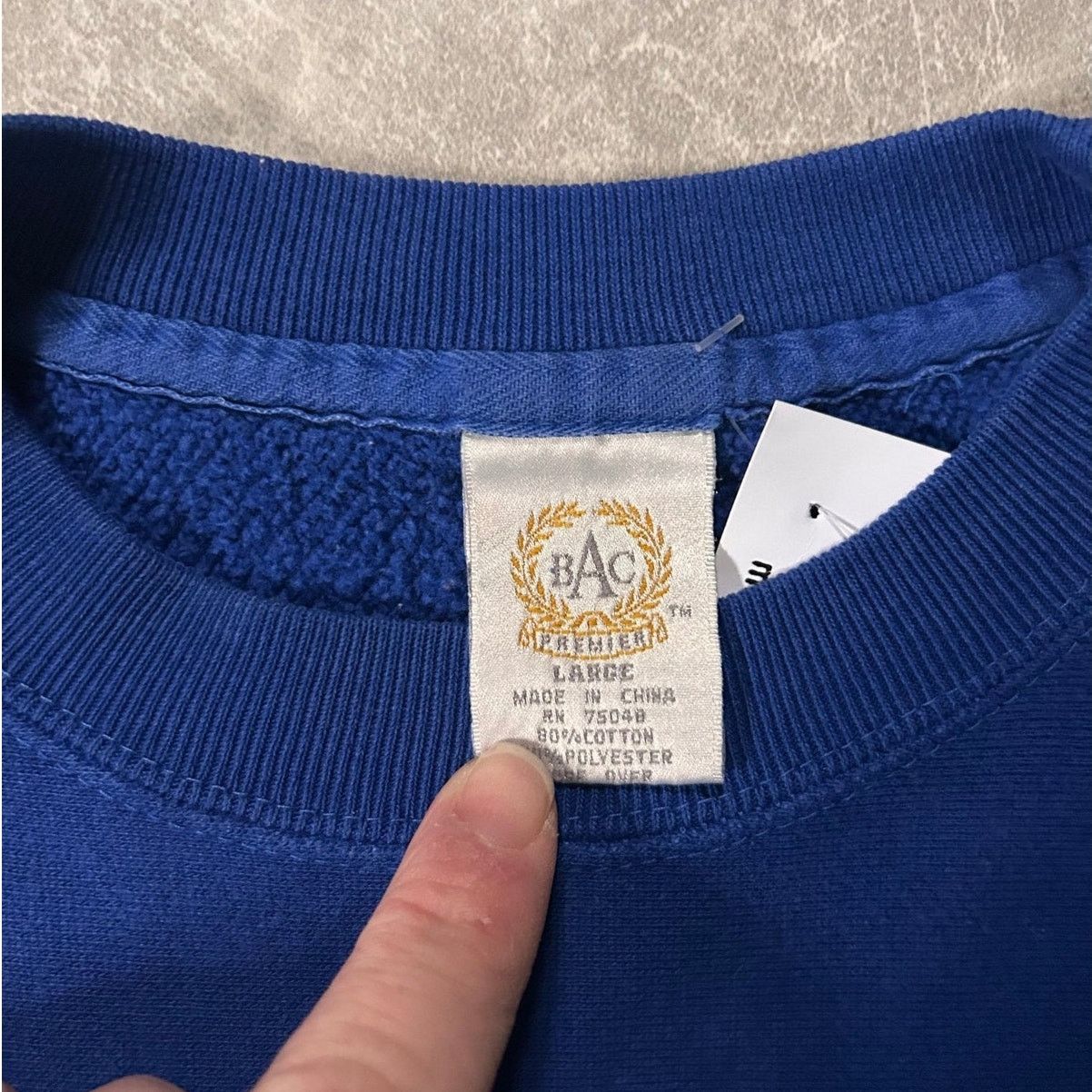 Other 90's Vintage Kansas Jayhawks Blue Crewneck -L Size US L / EU 52-54 / 3 - 4 Thumbnail