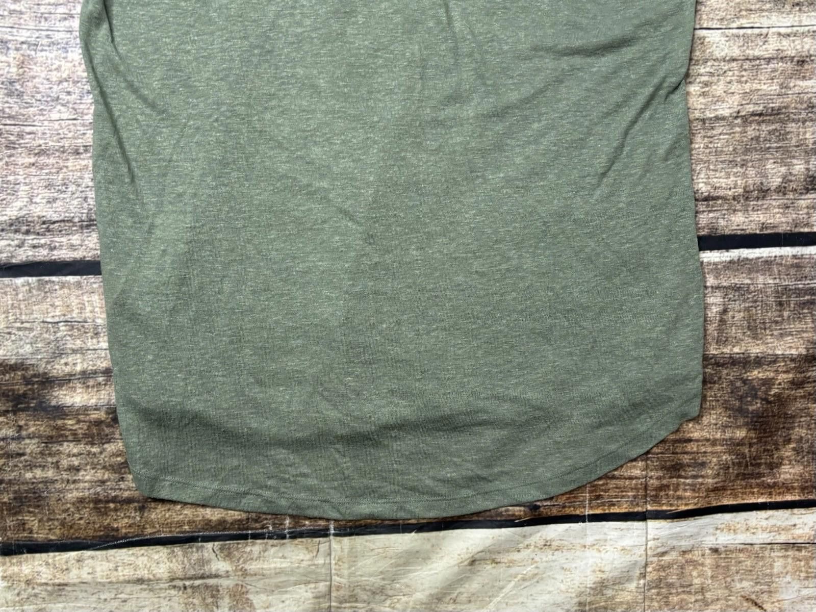 Other Caslon Top Womens S Linen Blend Short Sleeve Green Keyhole Size S / US 4 / IT 40 - 7 Thumbnail