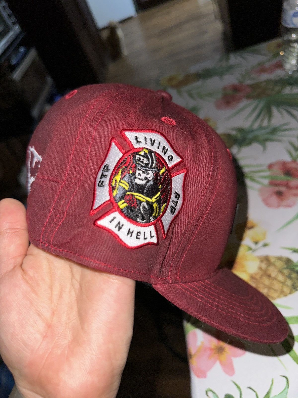 Fuck The Population FTP - Firearm Wax Cotton Fitted (7 1/8) Size ONE SIZE - 6 Thumbnail
