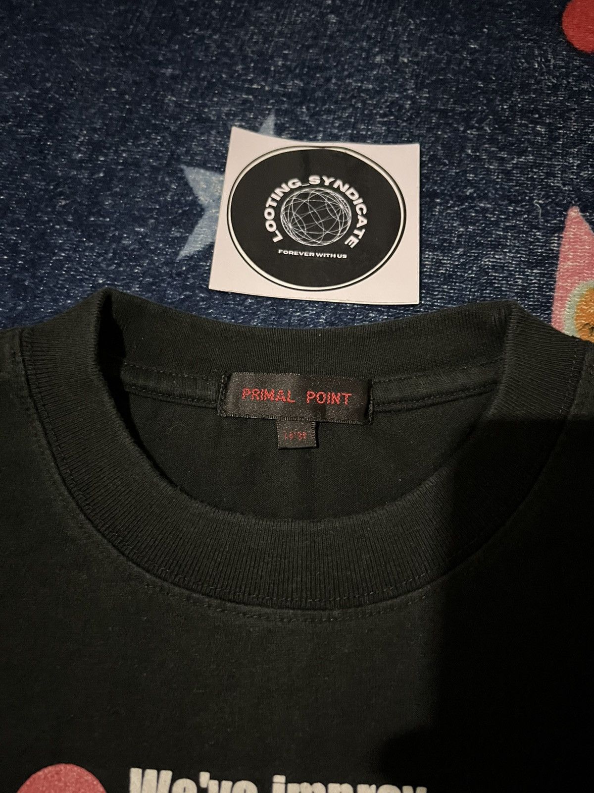 Japanese Brand 🔥 Primal Point Fx Progress Poem Tee Size US L / EU 52-54 / 3 - 6 Thumbnail