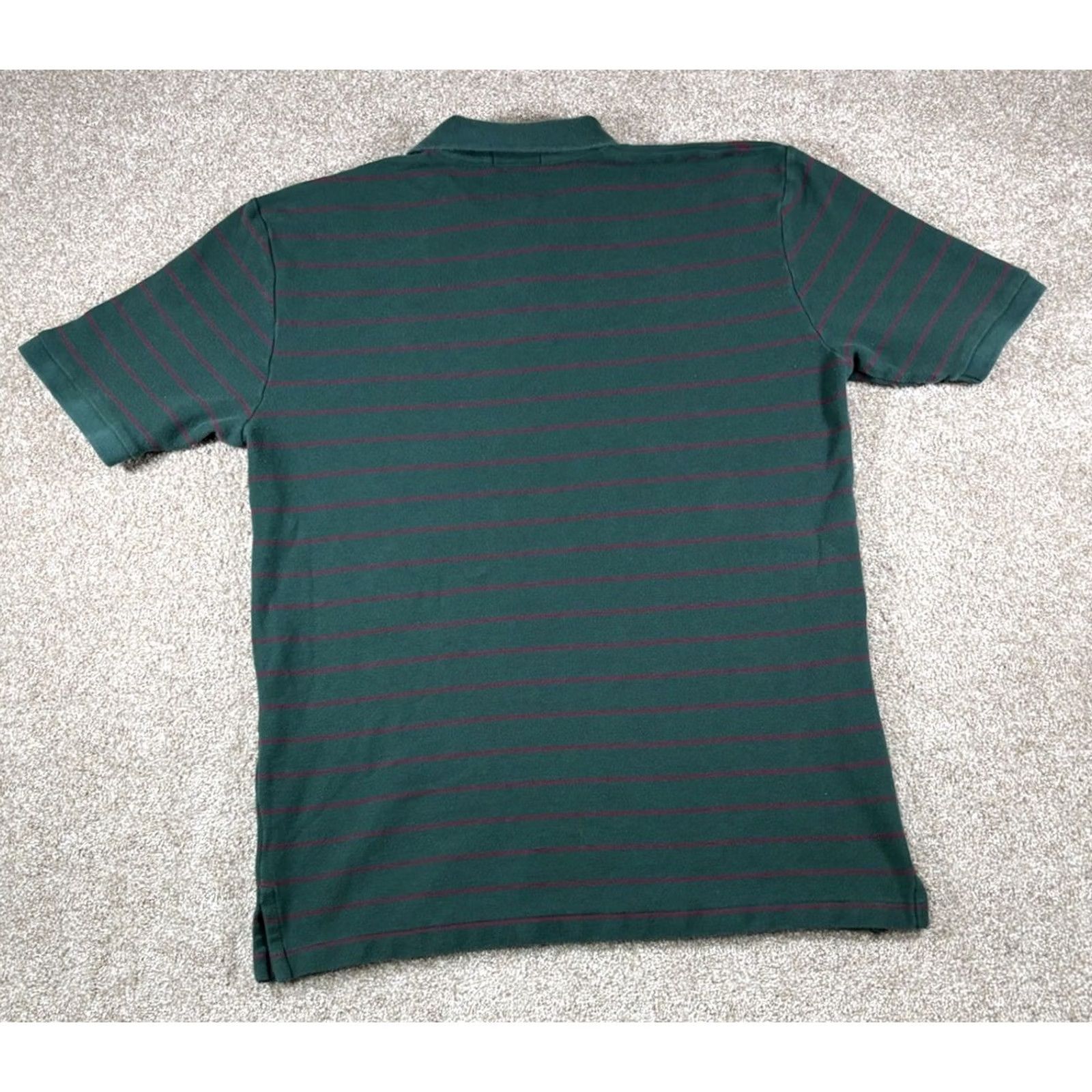Ralph Lauren VINTAGE Ralph Lauren Polo Golf Shirt Mens XL Green Striped Collared Polo Size US XL / EU 56 / 4 - 5 Thumbnail
