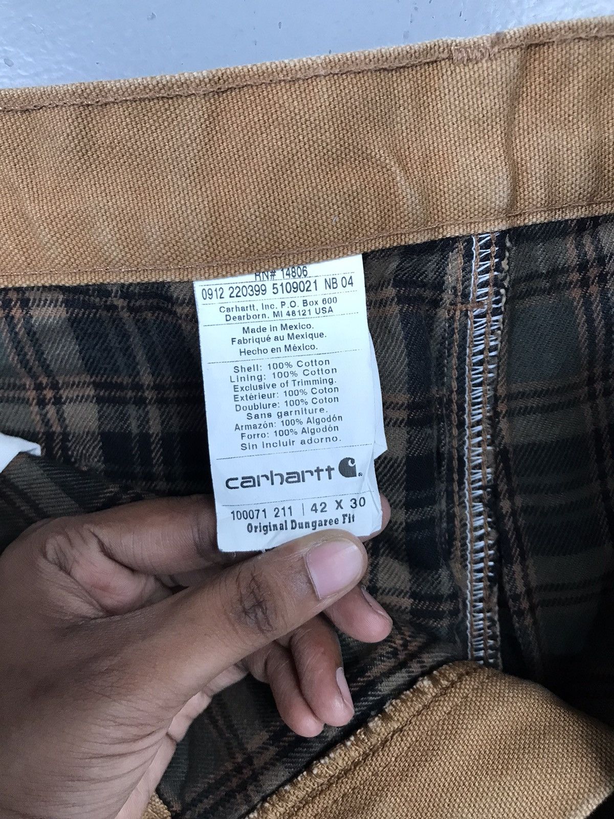 Carhartt Vintage Carhartt blanket line double knee denim Size US 42 / EU 58 - 6 Thumbnail