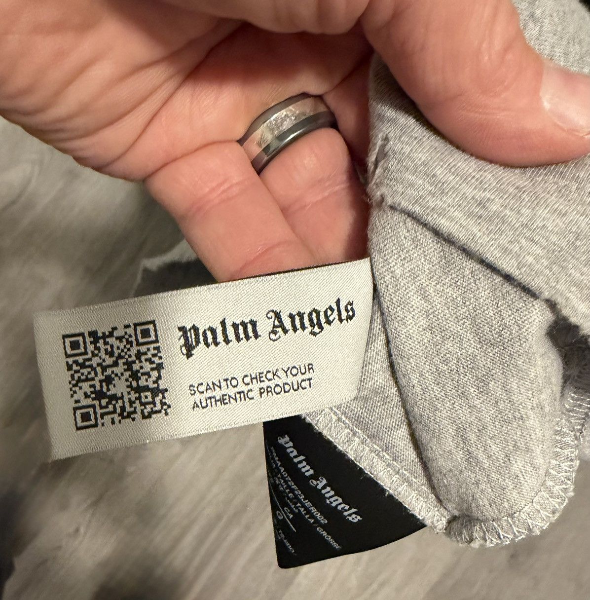 Palm Angels Palm Angels Grey tee size Large Size US L / EU 52-54 / 3 - 4 Thumbnail