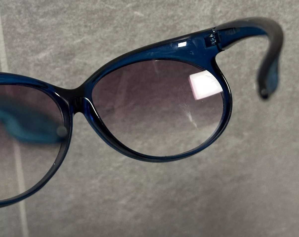 Vintage × Yves Saint Laurent Yves Saint Laurent Big Cat Eye Round Plastic Sunglasses Size ONE SIZE - 18 Thumbnail