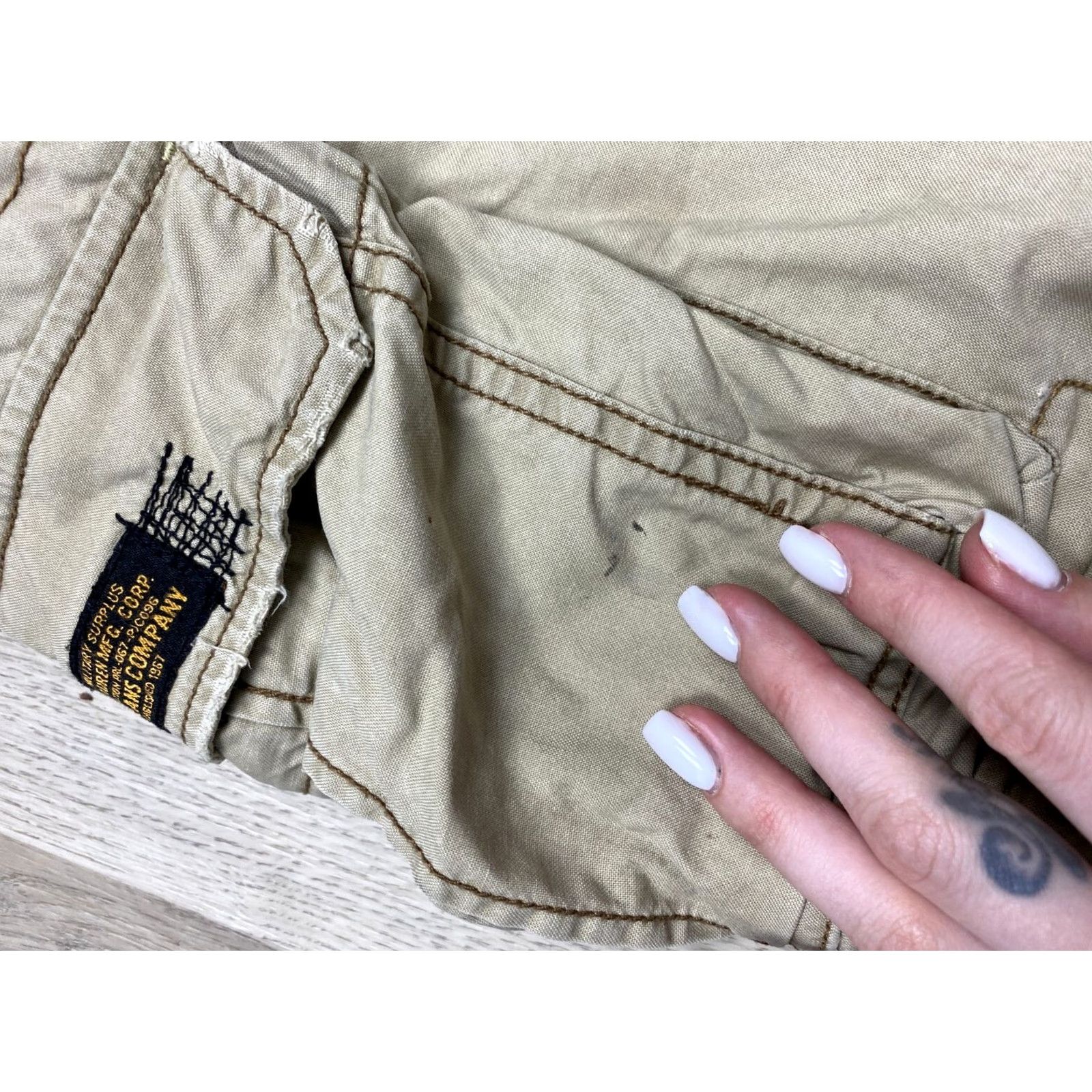 Polo Ralph Lauren Polo Jeans Co Ralph Lauren Tactical Utility Cargo Pants XL Men Beige Cotton Vintage Size US XL / EU 56 / 4 - 5 Thumbnail