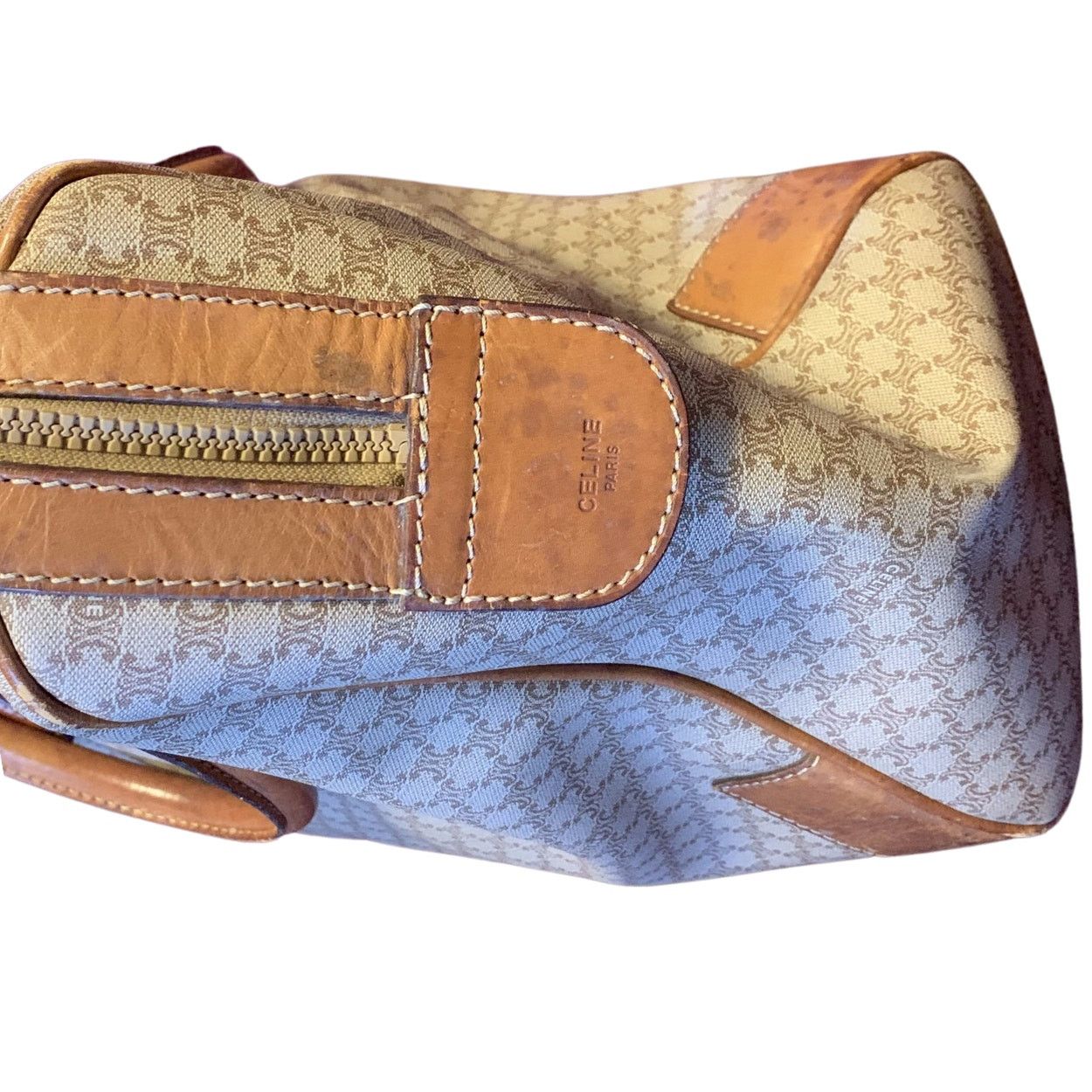 Celine CELINE Triumph Monogram Canvas Boston Bag Size ONE SIZE - 5 Thumbnail