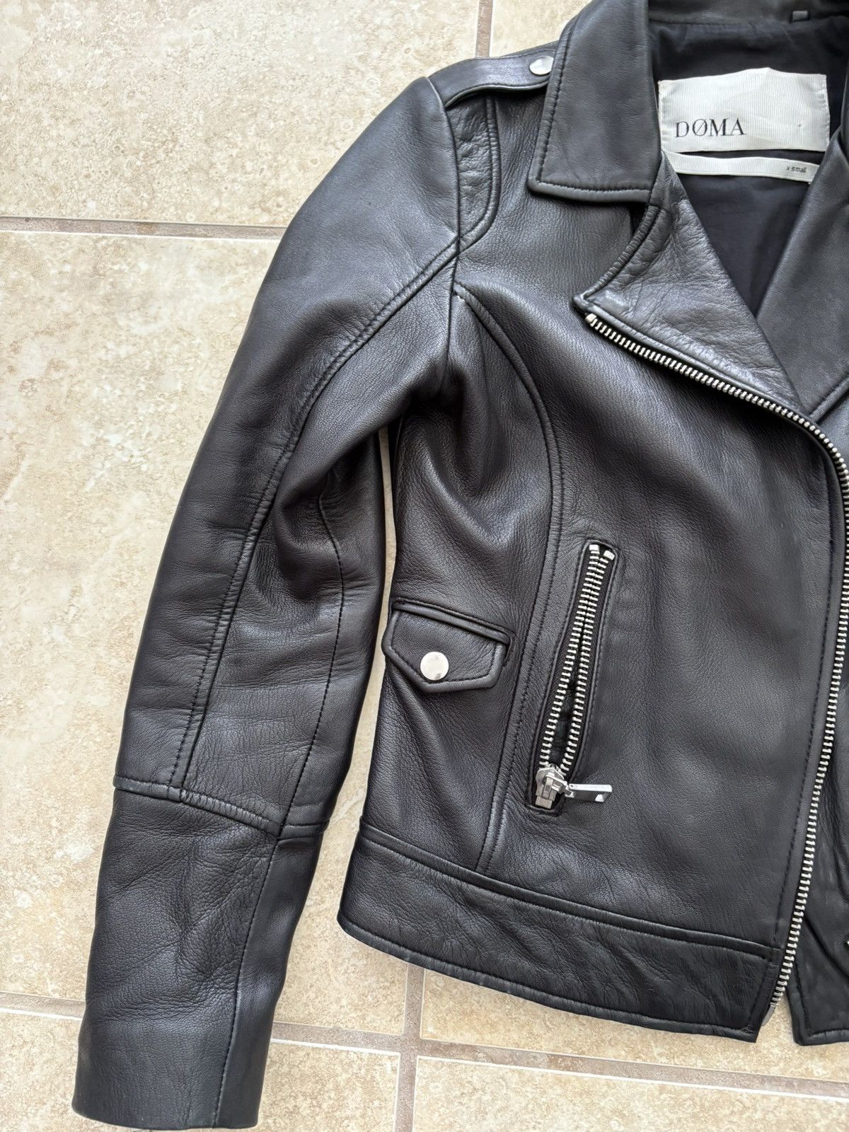 Other Doma Leather Bicker Jacket Size XS / US 0-2 / IT 36-38 - 9 Thumbnail