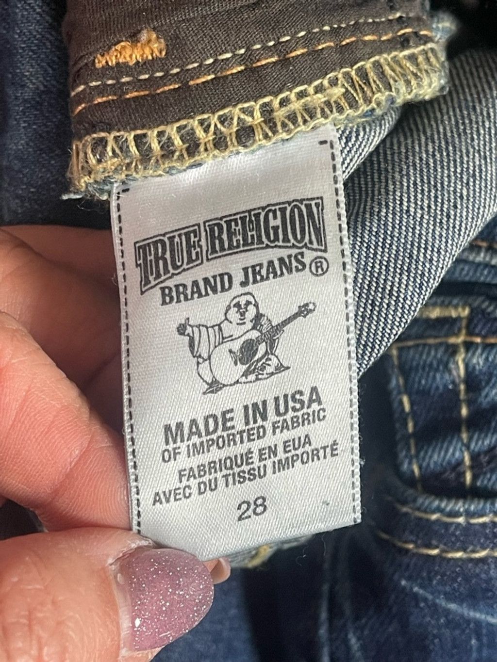 True Religion True Religion Mid Rise Skinny Jeans Size 28 Made in USA Y2K Size 28" / US 6 / IT 42 - 10 Thumbnail