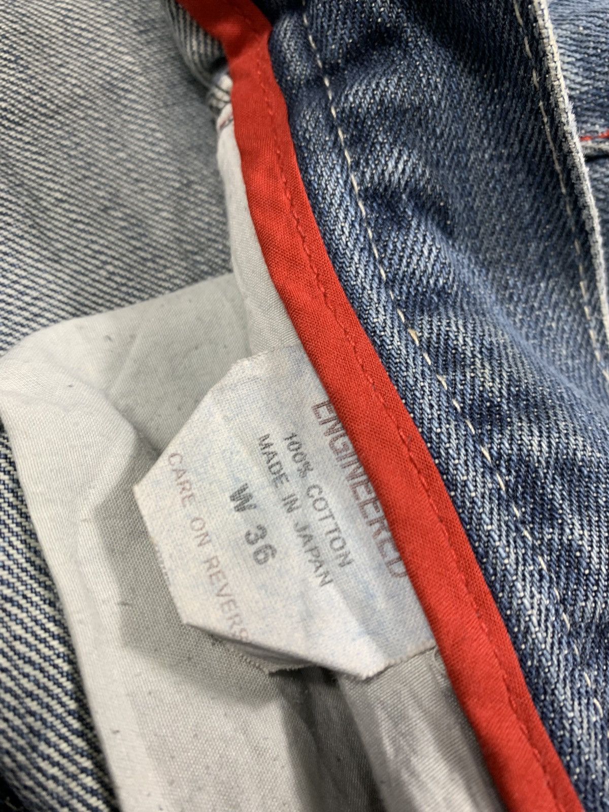 Levi's Vintage Clothing Levi’s engnireed jeans Pants Size US 35 - 8 Thumbnail