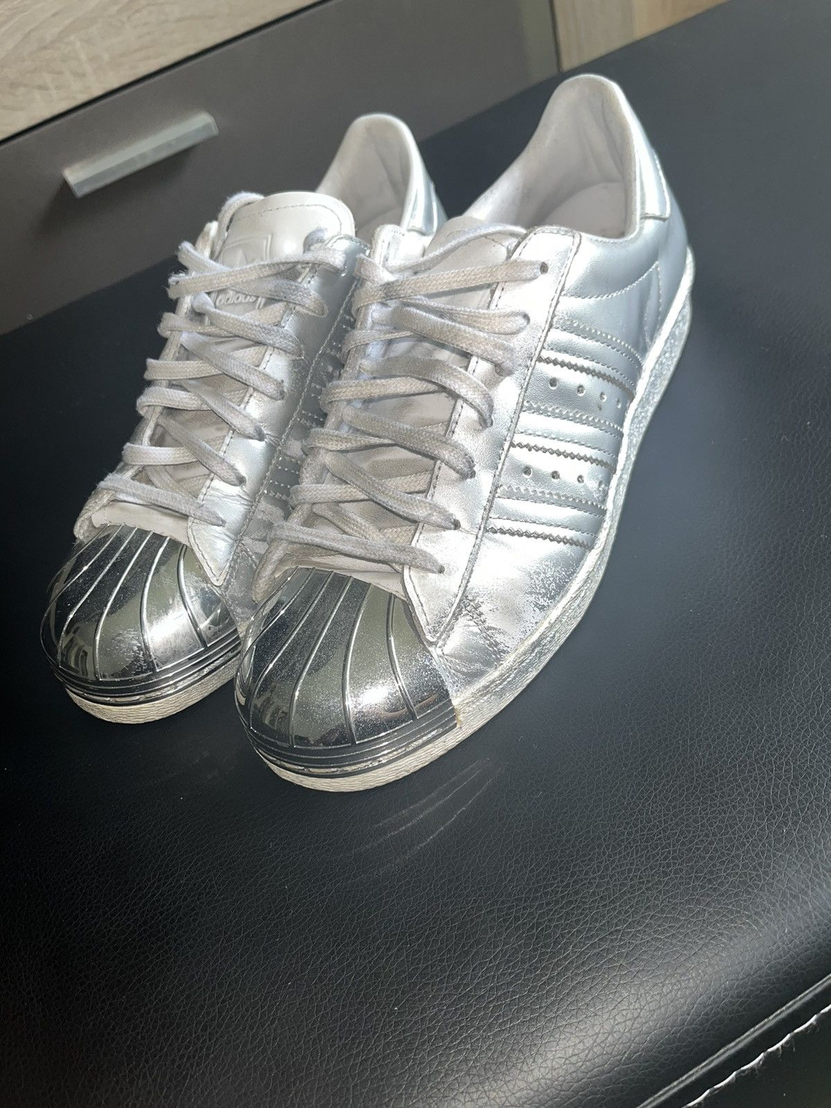 Adidas Adidas Superstar Metal Toe Size US 8.5 / IT 38.5 - 1 Thumbnail