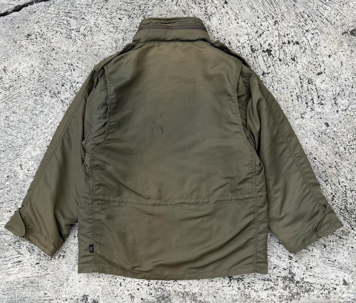 Vintage Army Project VTG Military Jacket Olive Green Quilted Lining Size US M / EU 48-50 / 2 - 8 Thumbnail