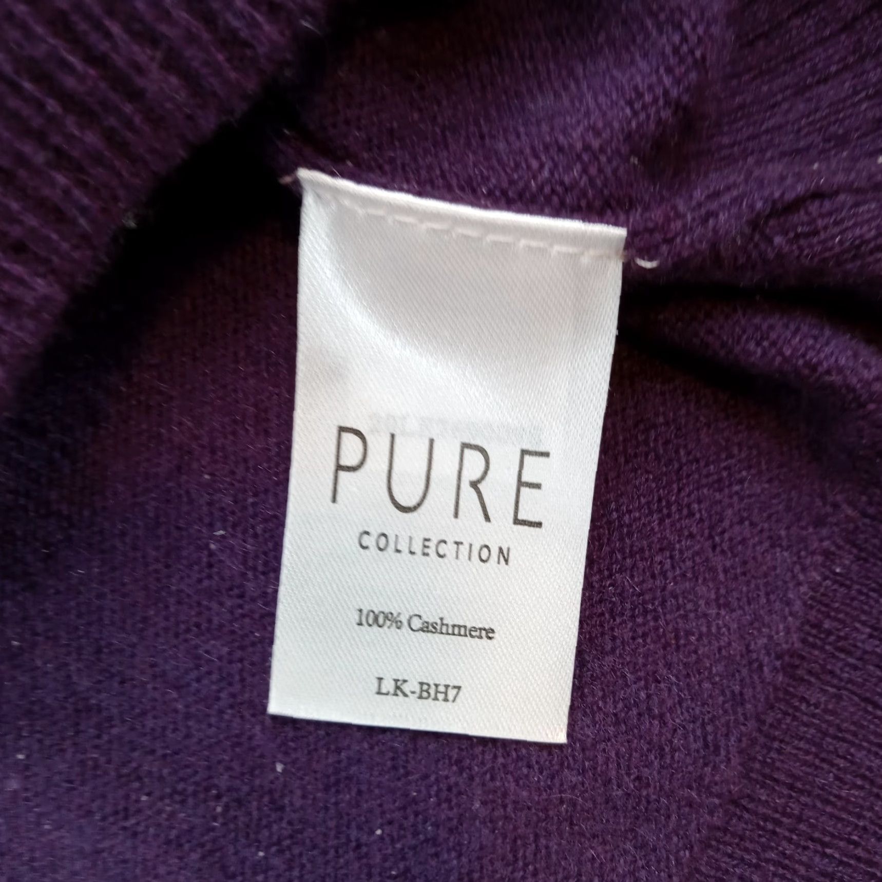 Vintage Pure Cashmere Sweater Womens Extra Large XL Purple Striped Size M / US 6-8 / IT 42-44 - 6 Thumbnail