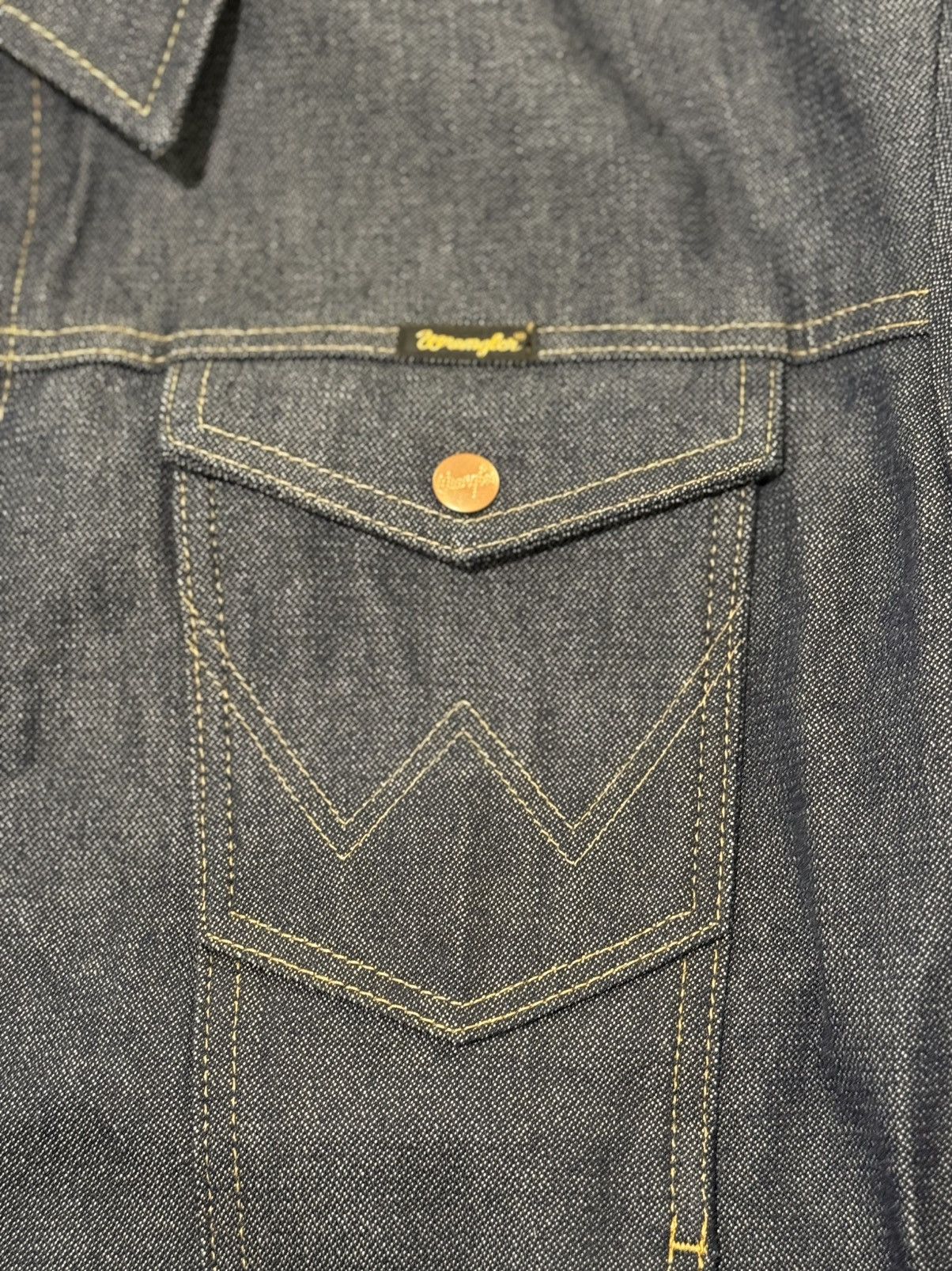 Wrangler Wrangler Cowboy Cut Selvedge Unlined Denim Jacket Size US L / EU 52-54 / 3 - 3 Thumbnail
