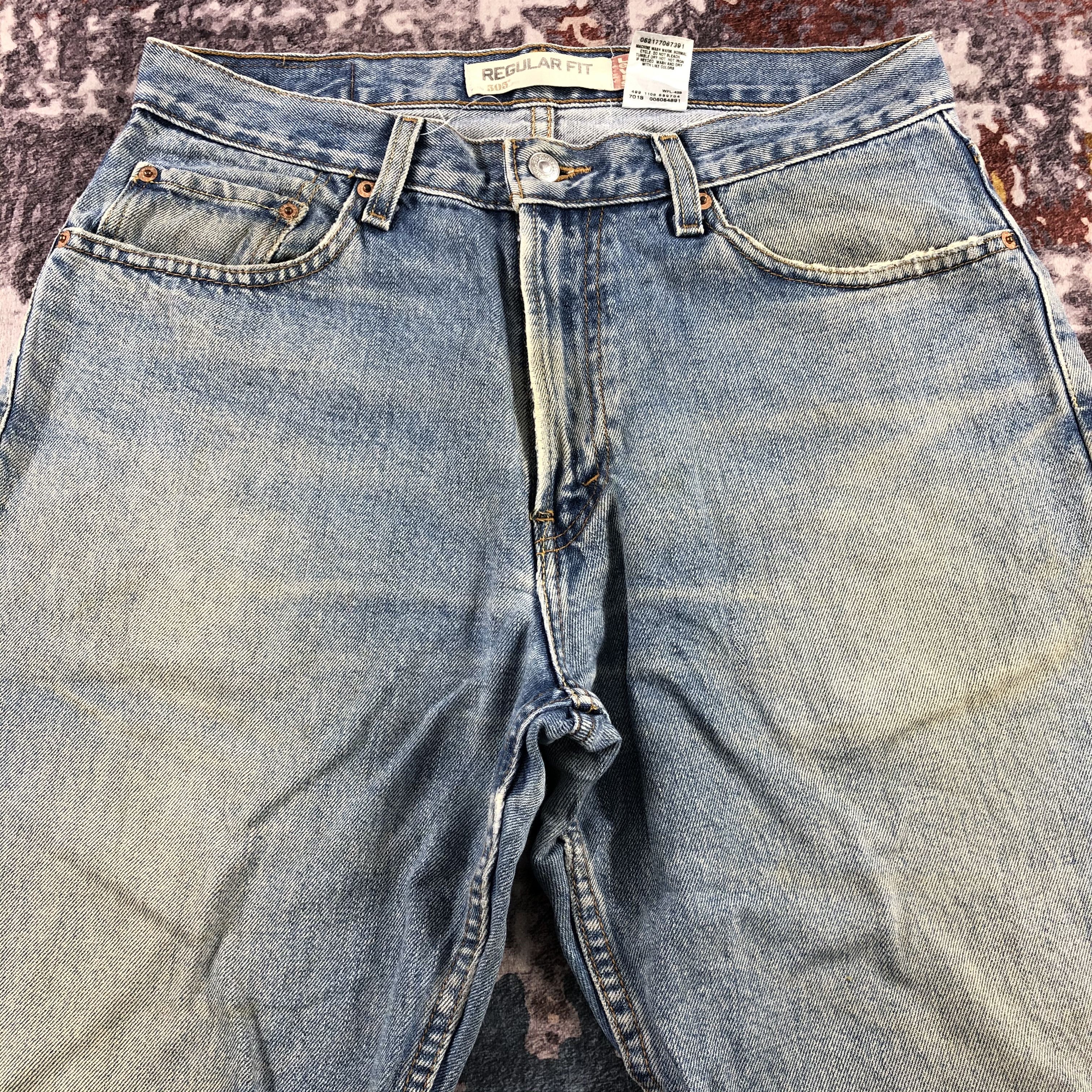 Levi's × Vintage Vintage Blue Wash Levis 505 Jeans-JM2940 Size US 32 / EU 48 - 3 Thumbnail