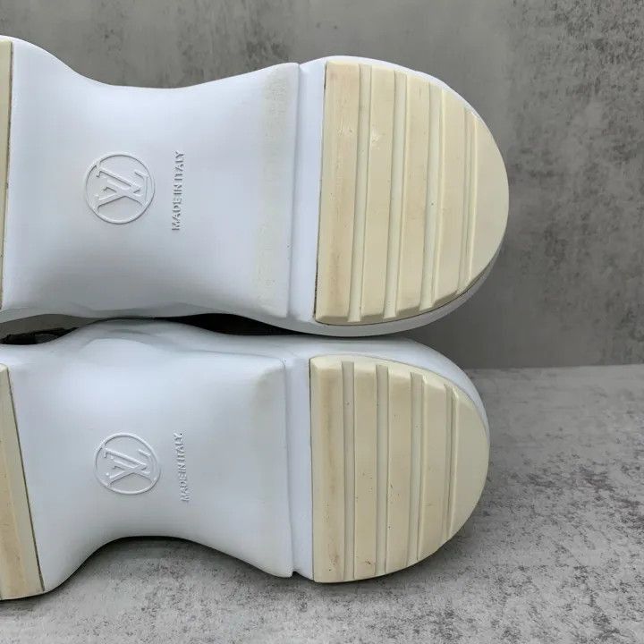 Louis Vuitton Louis Vuitton Casual Athletic Shoes in White and Brown -250 Size US 5.5 / EU 38 - 8 Thumbnail