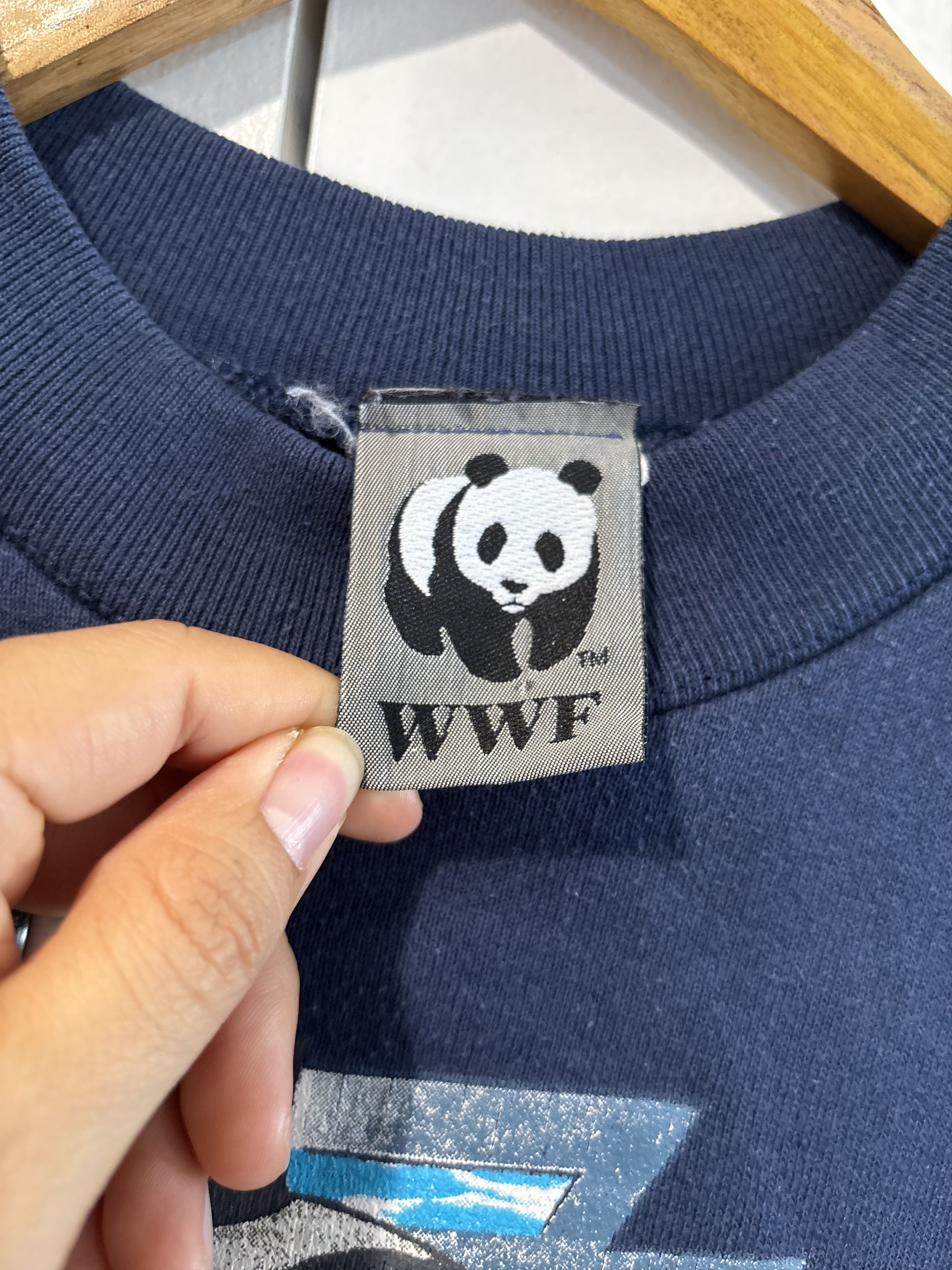 Vintage × WWF Vintage World Wildlife Fund Crewneck Size US L / EU 52-54 / 3 - 3 Thumbnail