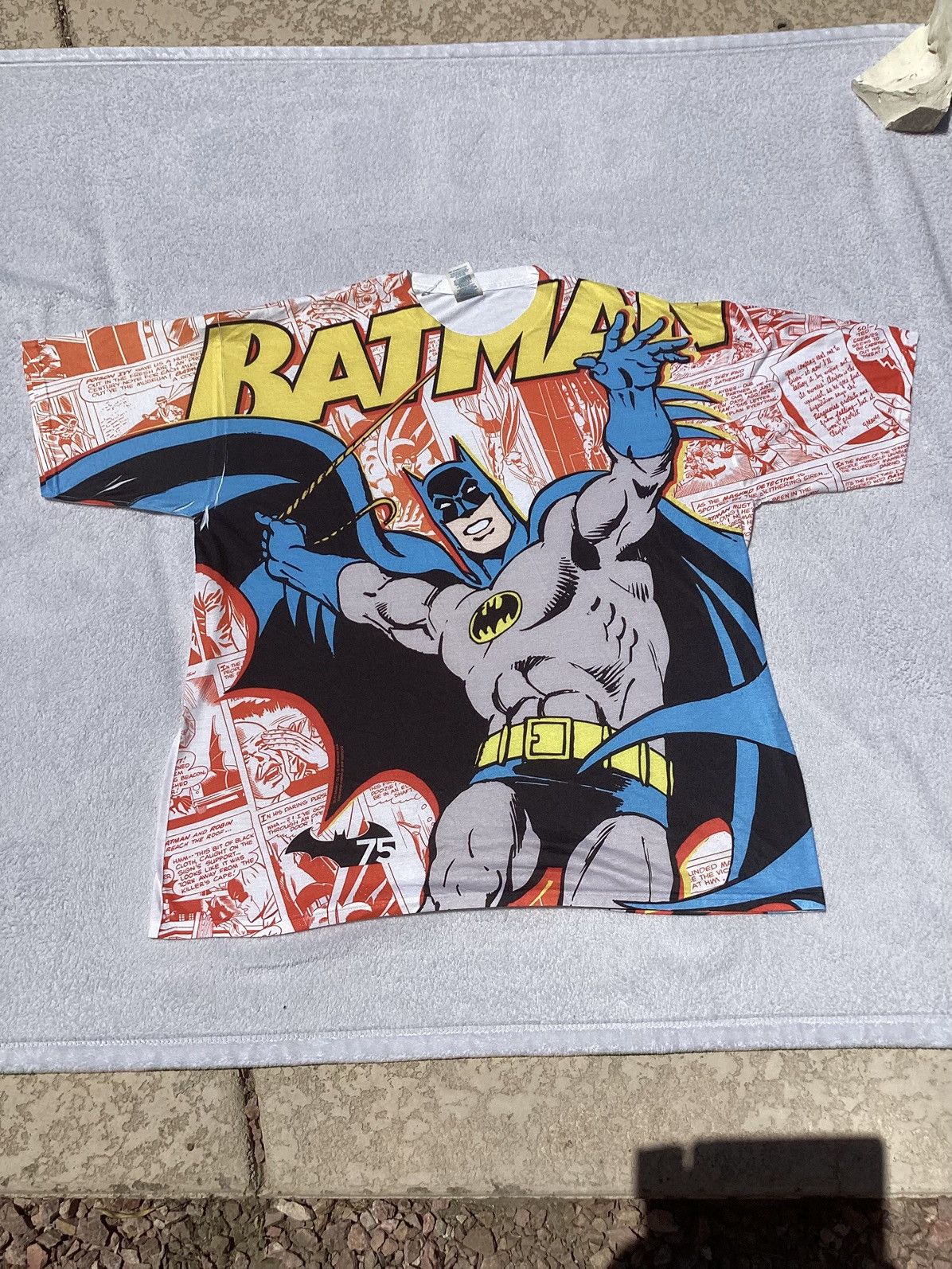 DC Comics Y2K modern Batman comic strip all over print T-shirt Size US XL / EU 56 / 4 - 1 Thumbnail