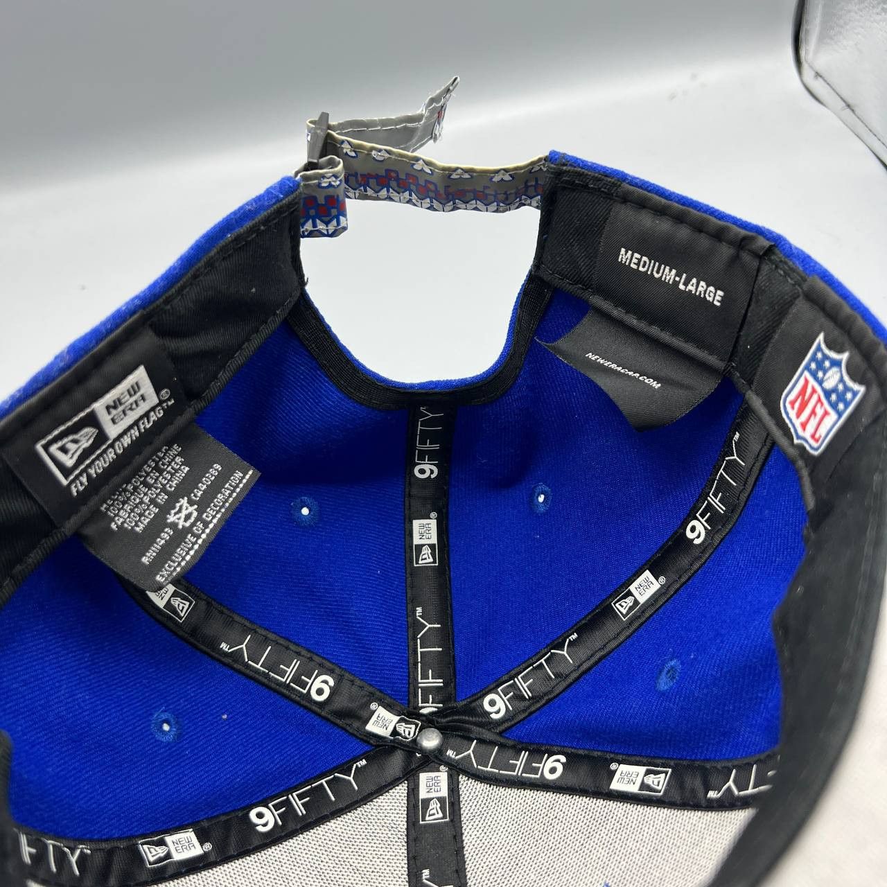 New Era New York Giants Hat Men 9Fifty New Era Hat Strap Back M-L Size ONE SIZE - 6 Thumbnail