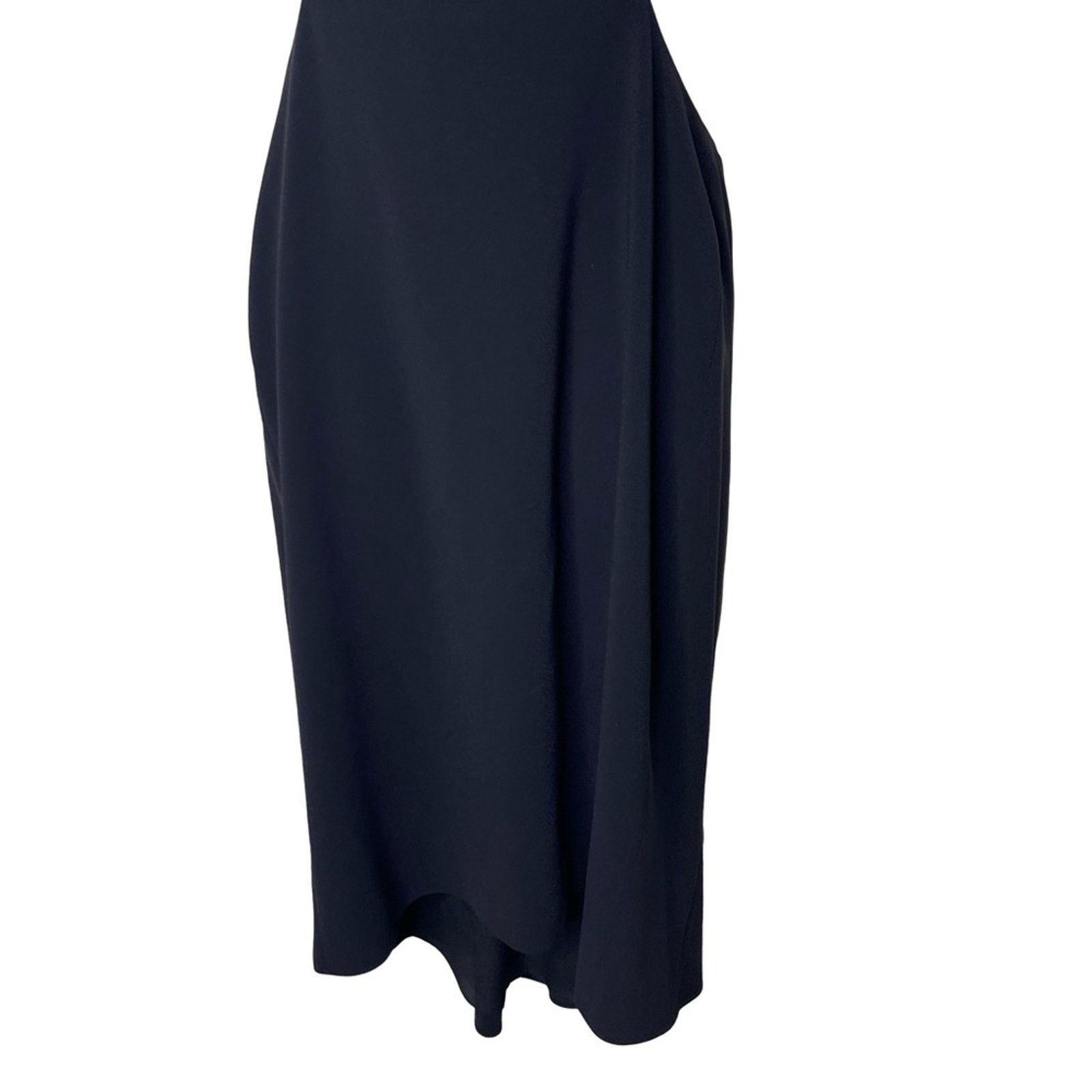 Halston Heritage Halston Heritage SLEEVELESS CUTOUT CREPE DRESS In BLACK sz 2 Size XS / US 0-2 / IT 36-38 - 4 Thumbnail