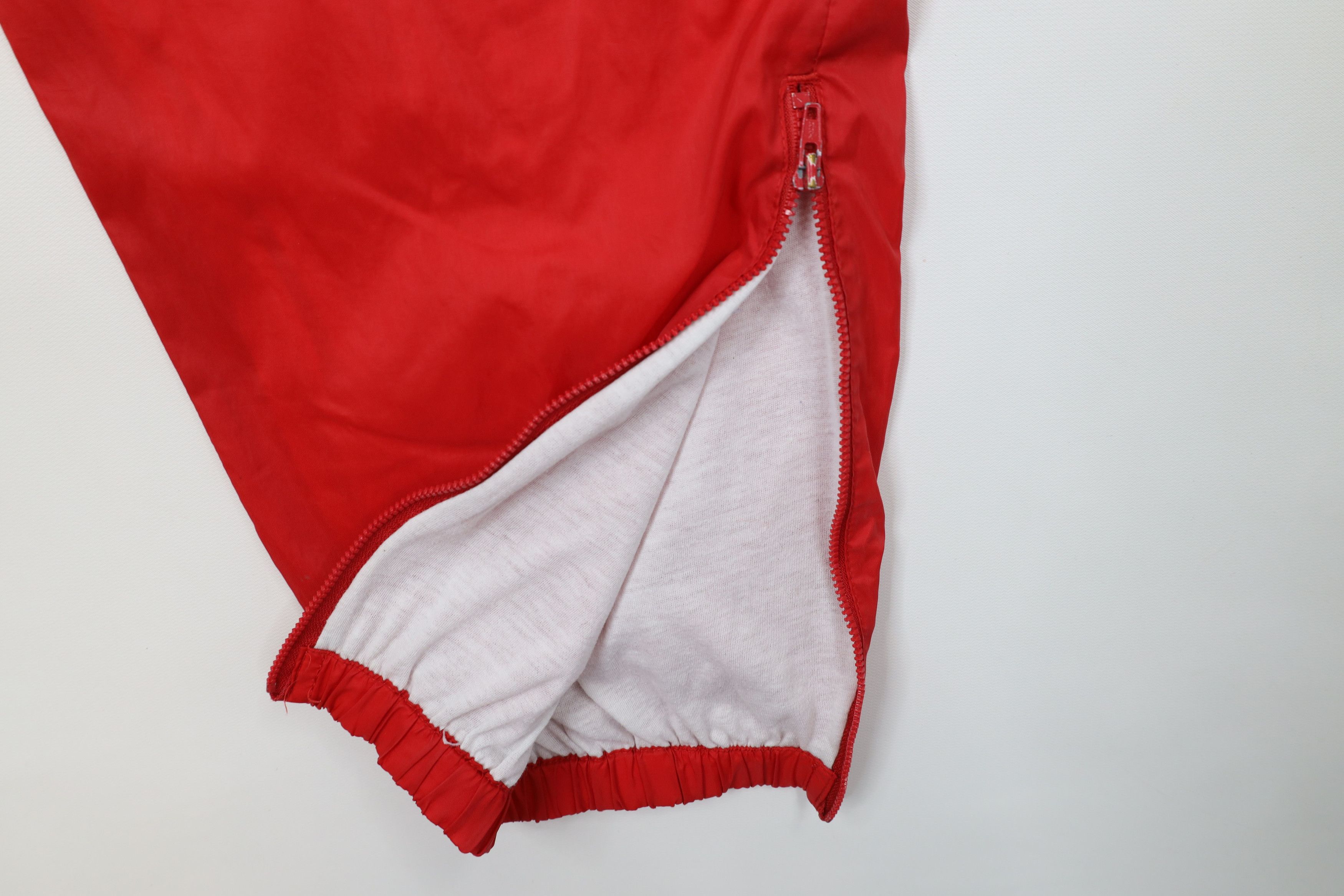 Asics Vintage 90s Asics Spell Lined Windbreaker Joggers Pants Red Size US 34 / EU 50 - 5 Thumbnail