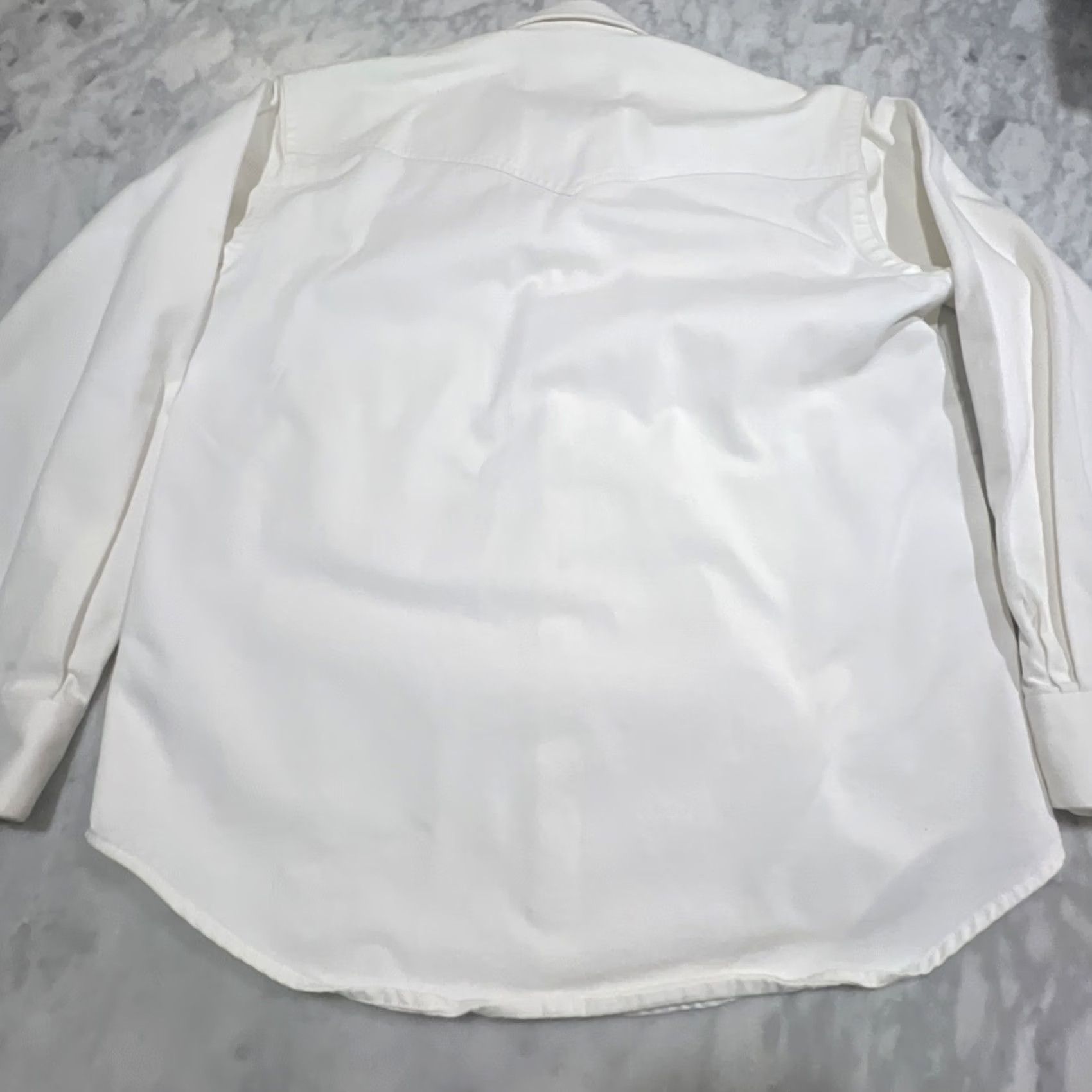 Vintage VINTAGE Drysdale Pearl Snap White Western Heavy Shirt Men M Cotton Mexico Rockabilly 1990s Mens Size US M / EU 48-50 / 2 - 4 Thumbnail