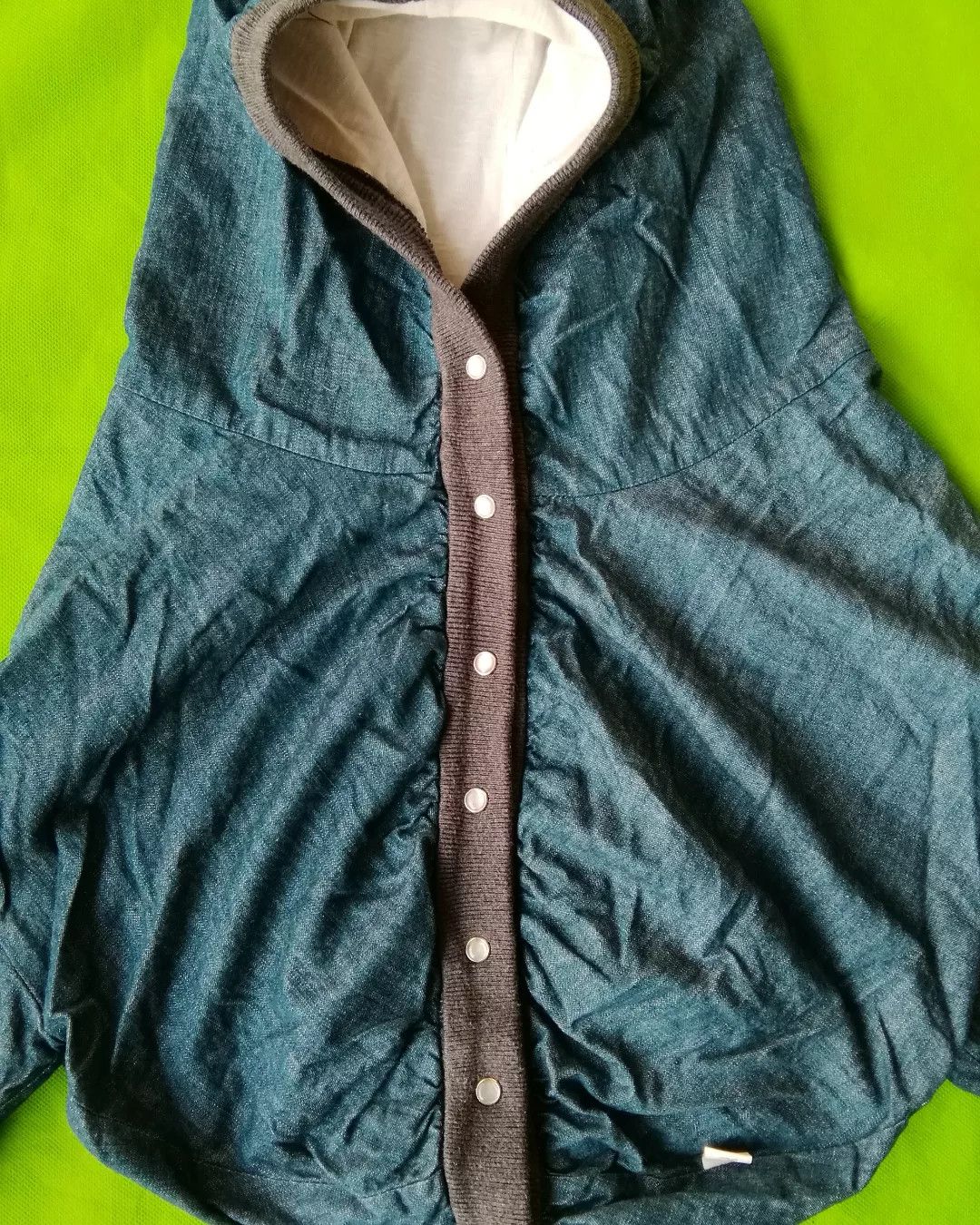 Angel Blue × Japanese Brand × Other CorCaroli Hooded Button-Ups Woman Top Size XS / US 0-2 / IT 36-38 - 3 Thumbnail