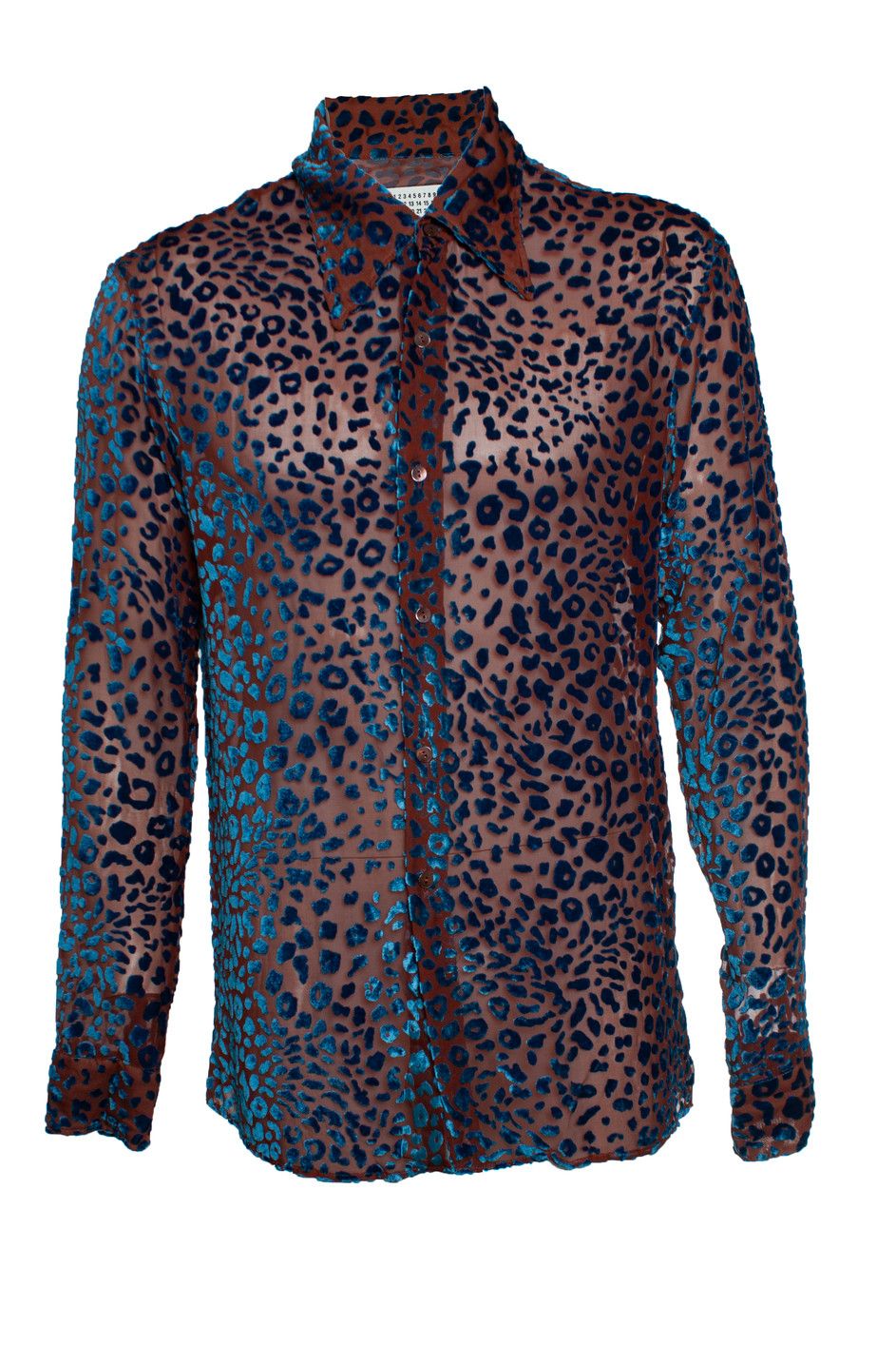 Maison Margiela Maison Margiela, SS2019 Devore leopard shirt Size US L / EU 52-54 / 3 - 1 Thumbnail