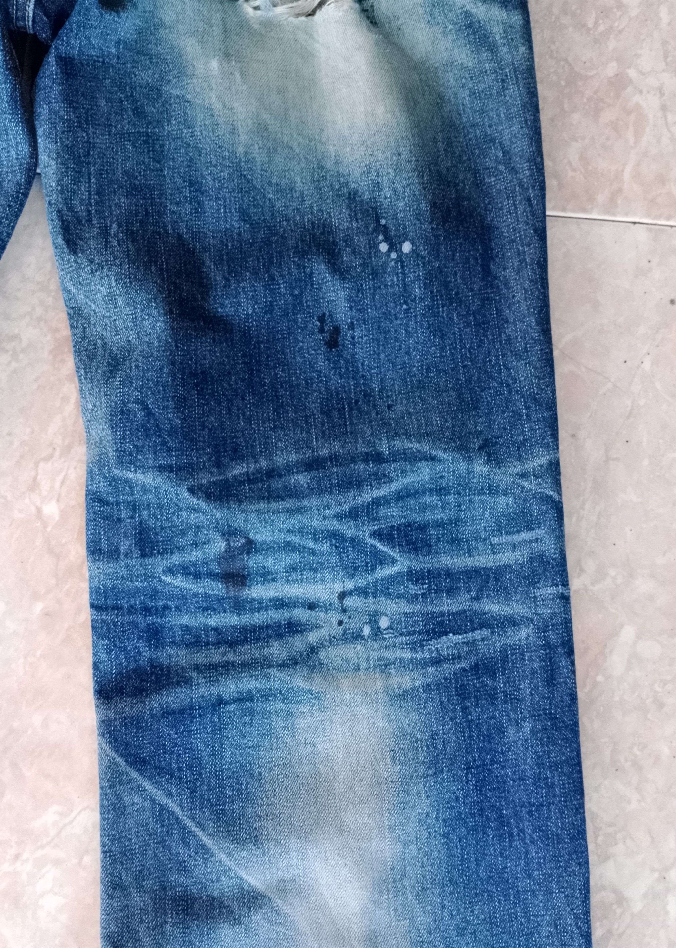If Six Was Nine H by Figer Boot Cut Distressed Denim Size US 36 / EU 52 - 15 Thumbnail