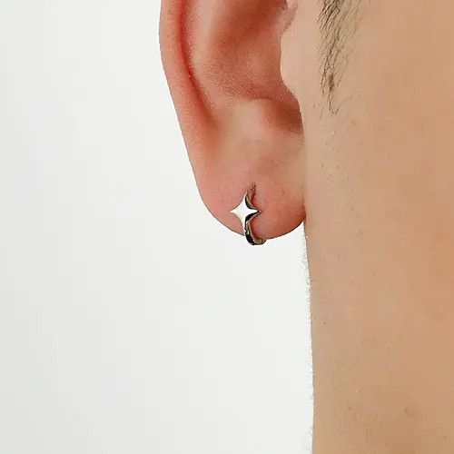 VIBE Retro punk y2k star earrings Size ONE SIZE - 2 Thumbnail