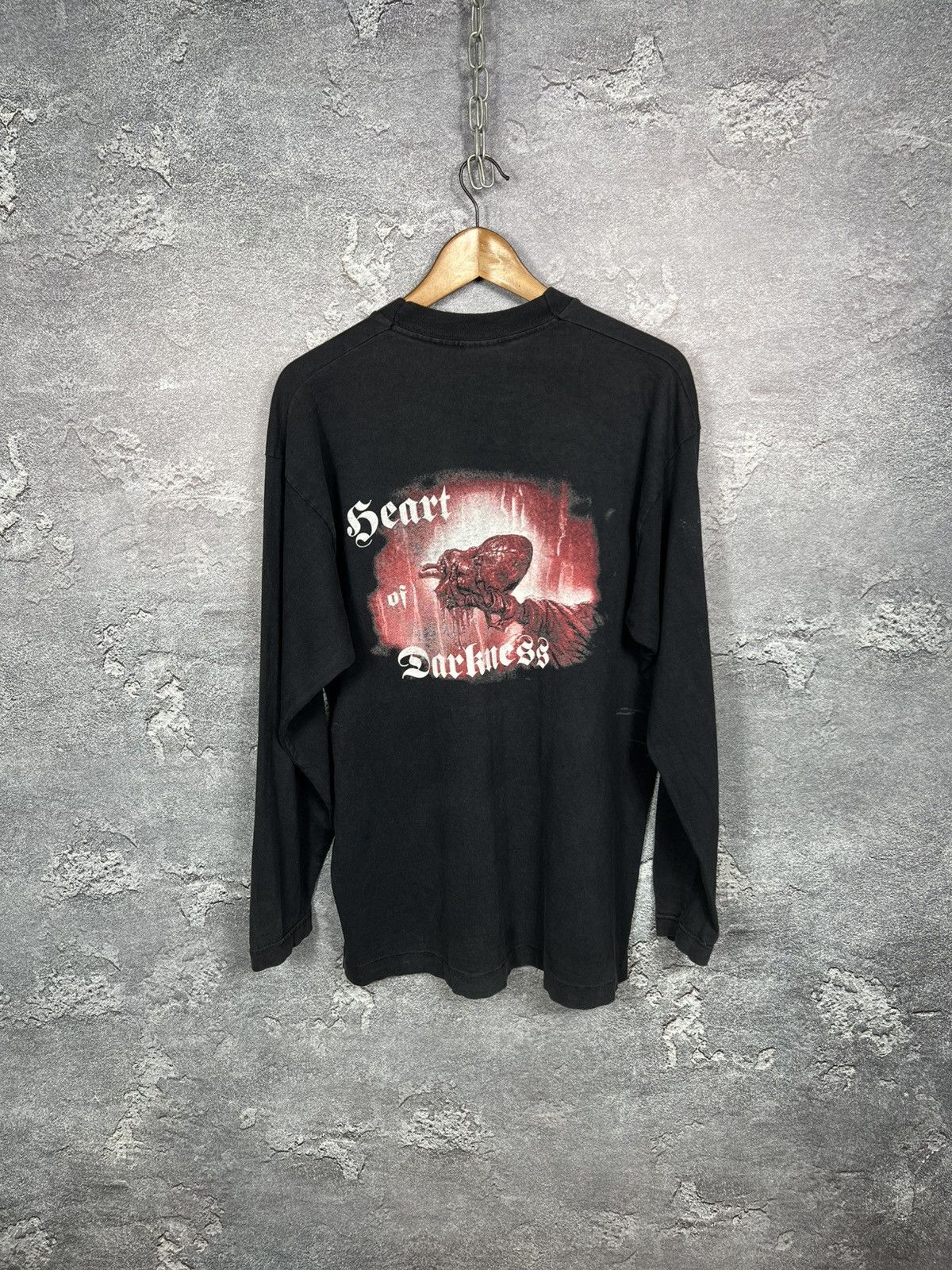 Band Tees Vintage 1995 Grave Digger Long Sleeve Heart of Darkness Size US L / EU 52-54 / 3 - 2 Thumbnail