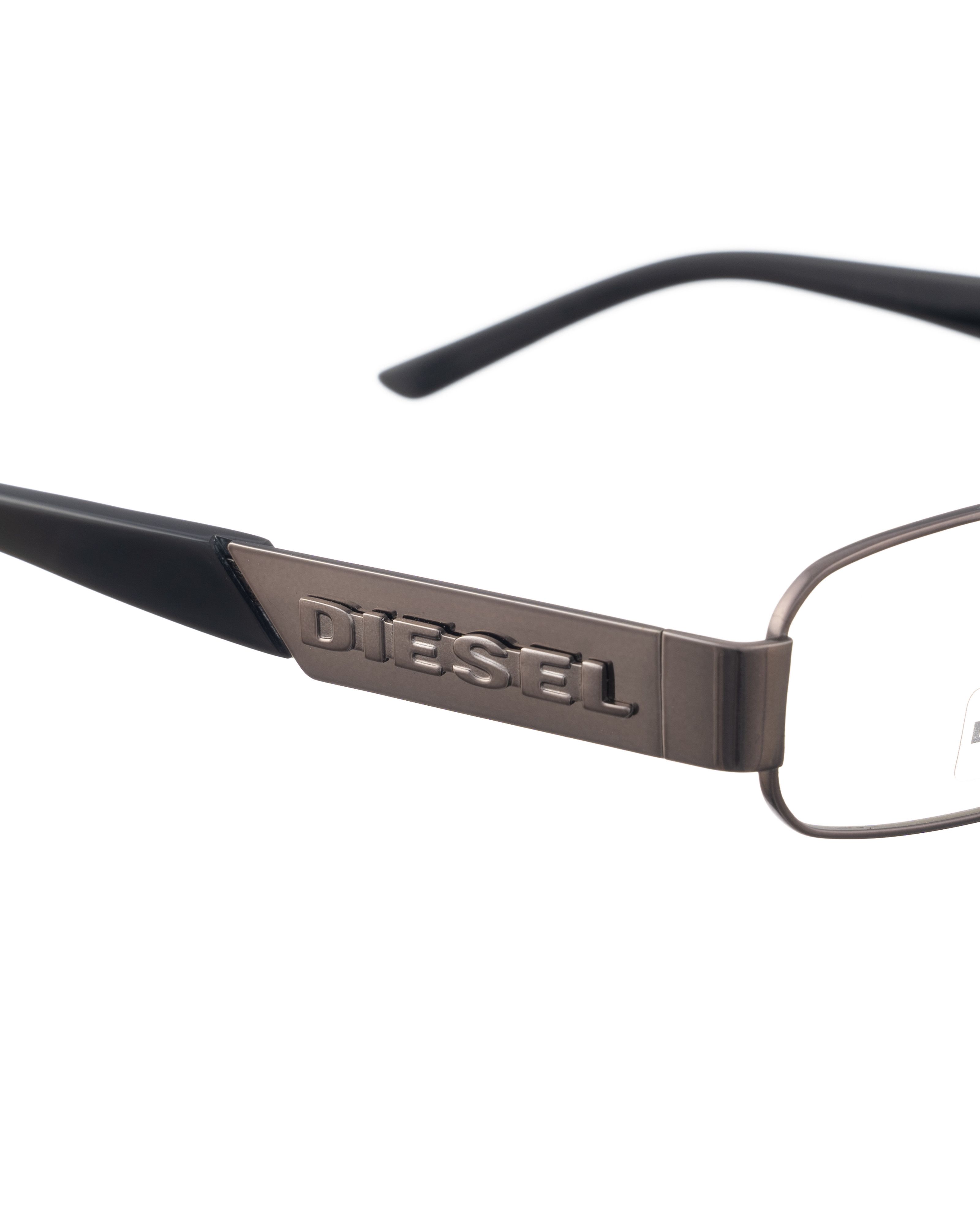 Diesel Diesel 00s Black & Metal Glasses with Big Silver Logo Size ONE SIZE - 3 Thumbnail