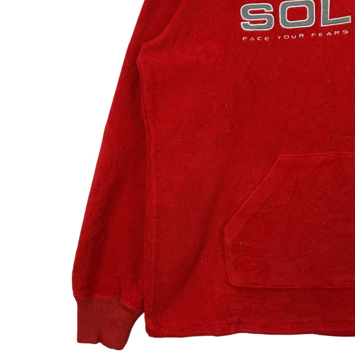 Japanese Brand SOLJAH Surfboard Hawaiian Big Logo Hoodie Pullover Jumper Size US XL / EU 56 / 4 - 4 Thumbnail