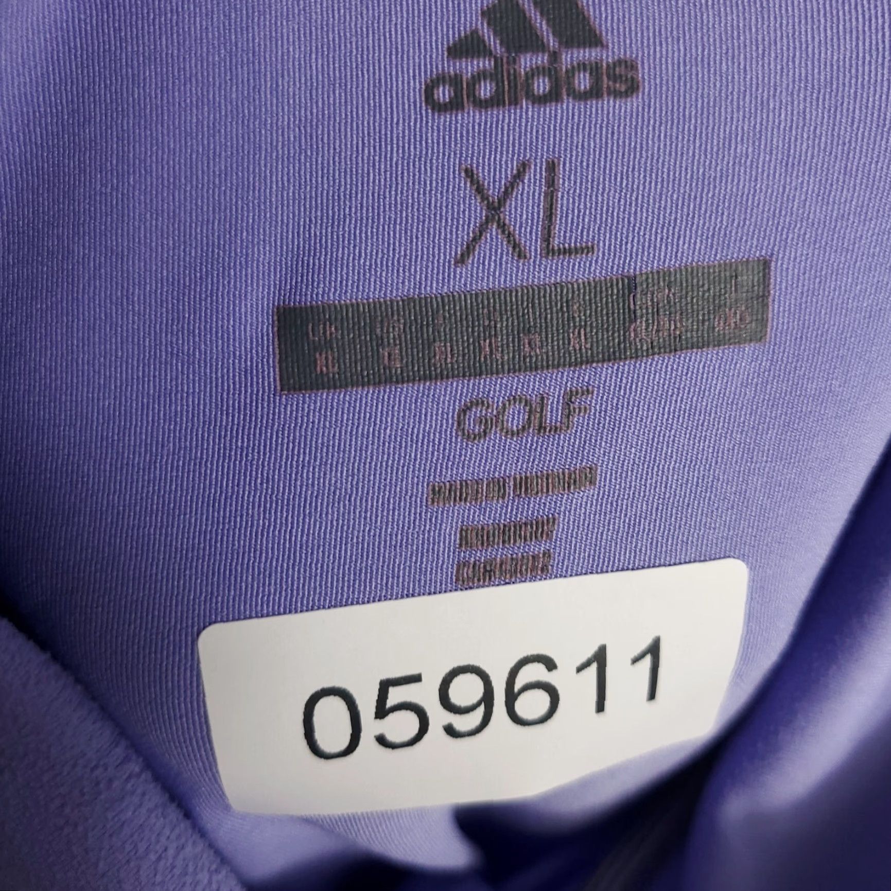 Adidas Adidas Polo Shirt Mens XL Purple Polo Shirt Casual Golf Short Sleeve Men Active Size US XL / EU 56 / 4 - 8 Thumbnail