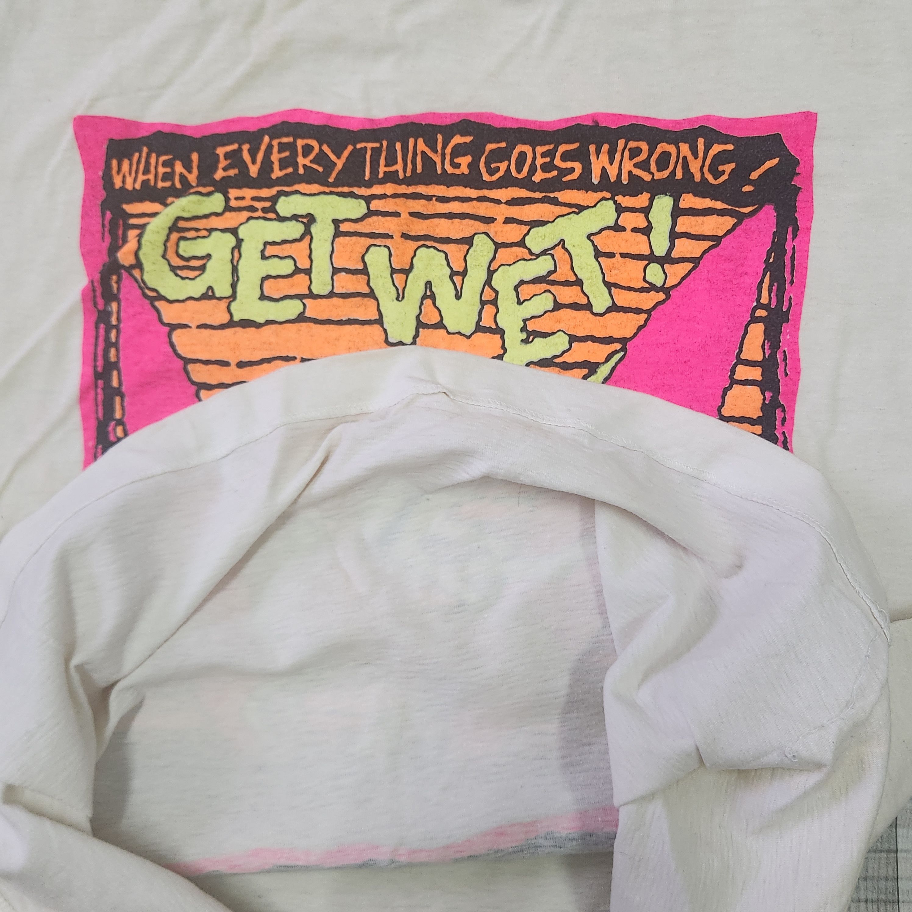 Vintage Vintage 1990s Bali Surf TShirt Get Wet Single Stitches Size US S / EU 44-46 / 1 - 17 Thumbnail