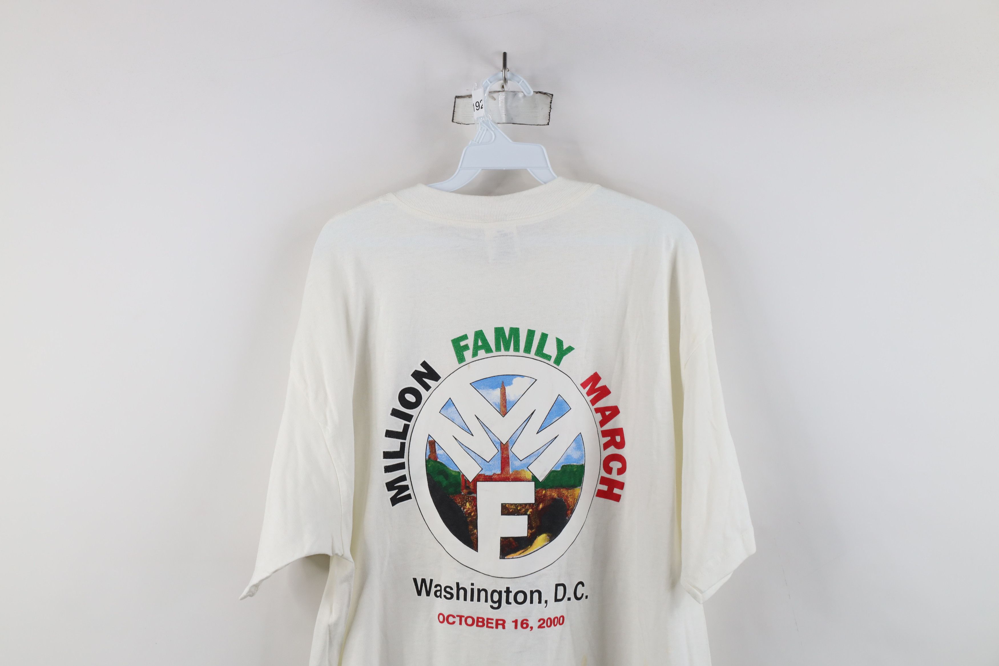 Vintage Vintage Y2K 2000 Million Family March Washington DC T-Shirt Size US XL / EU 56 / 4 - 13 Thumbnail