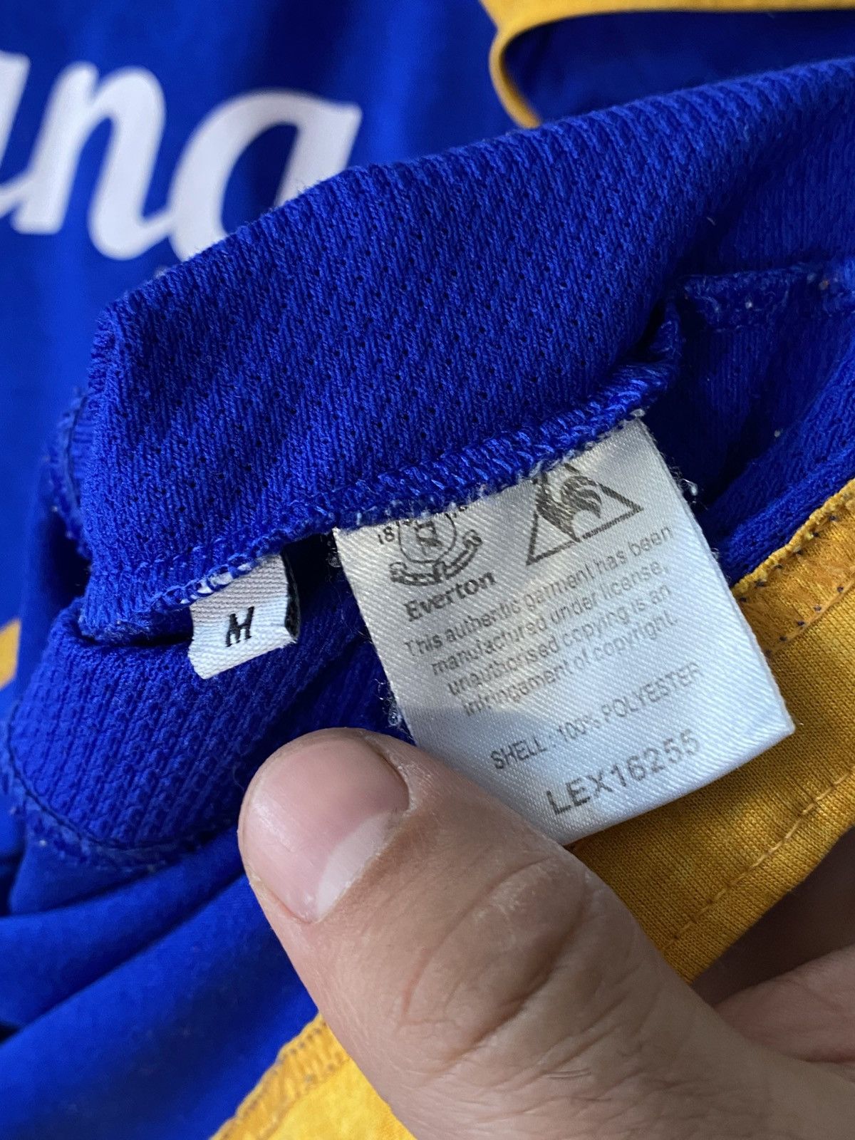 Le Coq Sportif Vintage Everton Le Cog Sportif Soccer Football Jersey 2011 Size US M / EU 48-50 / 2 - 4 Thumbnail
