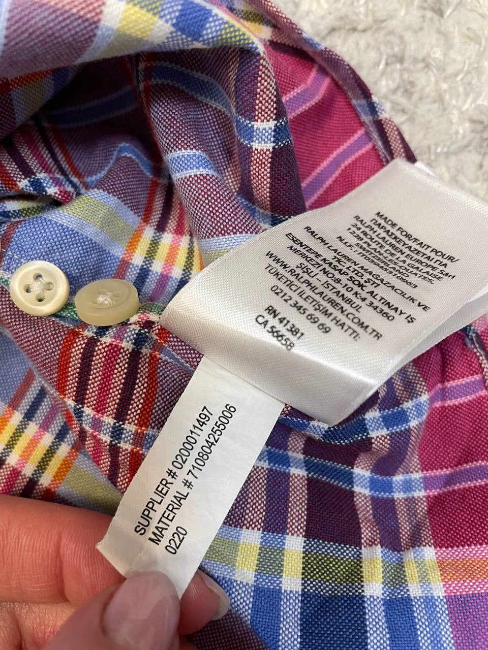 Ralph Lauren Ralph Lauren Slim Fit Plaid Shirt Mens Multicolor Button Size US L / EU 52-54 / 3 - 15 Thumbnail