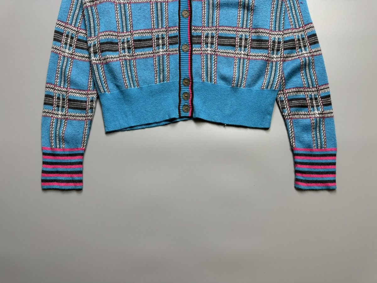 Vivienne Westwood Vivienne Westwood - Madras Checkered Wool Cardigan (Rare) Size M / US 6-8 / IT 42-44 - 6 Thumbnail